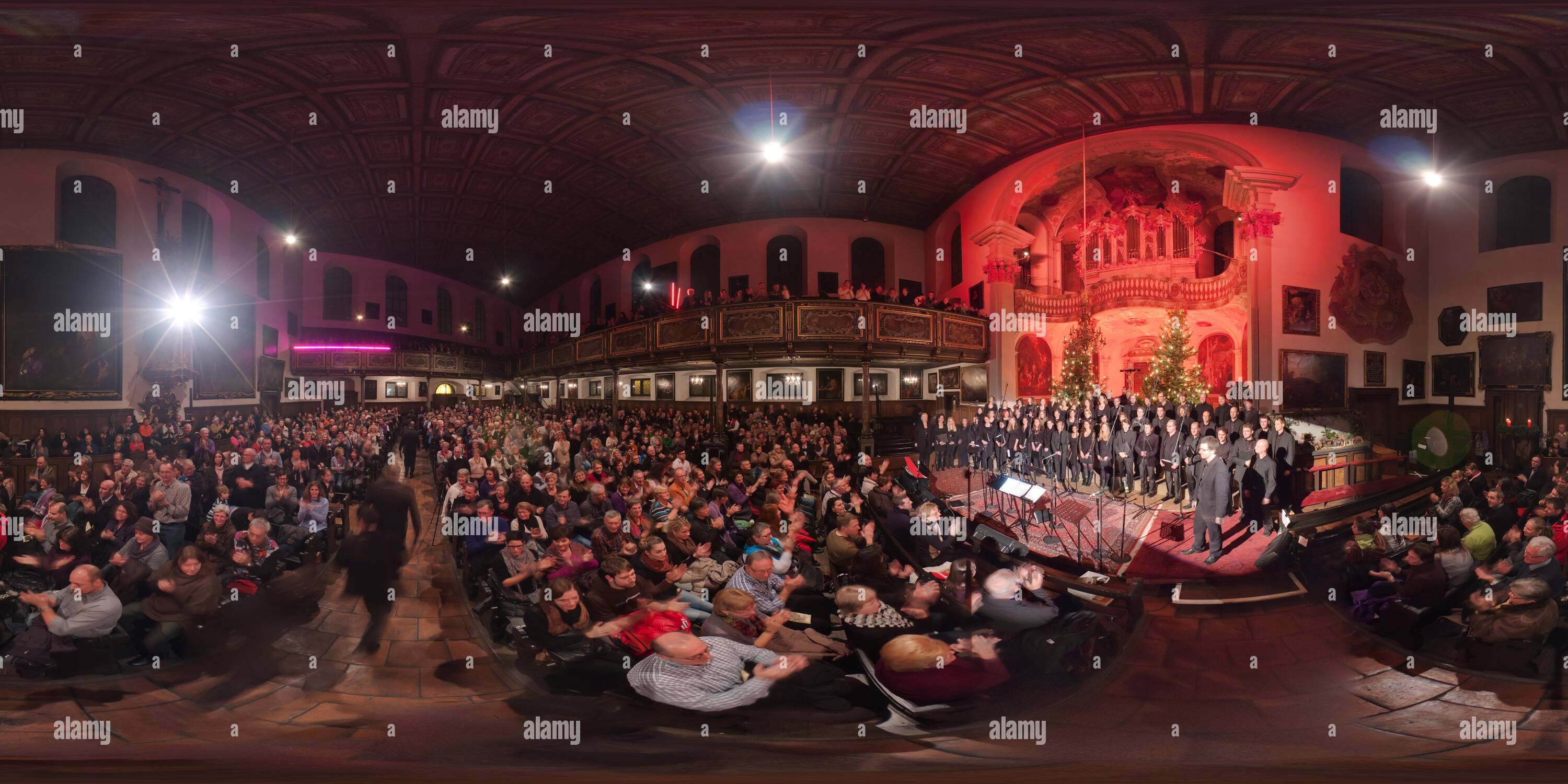 360 Grad Panorama Ansicht von 3. Augsburger A-cappella-Weihnacht