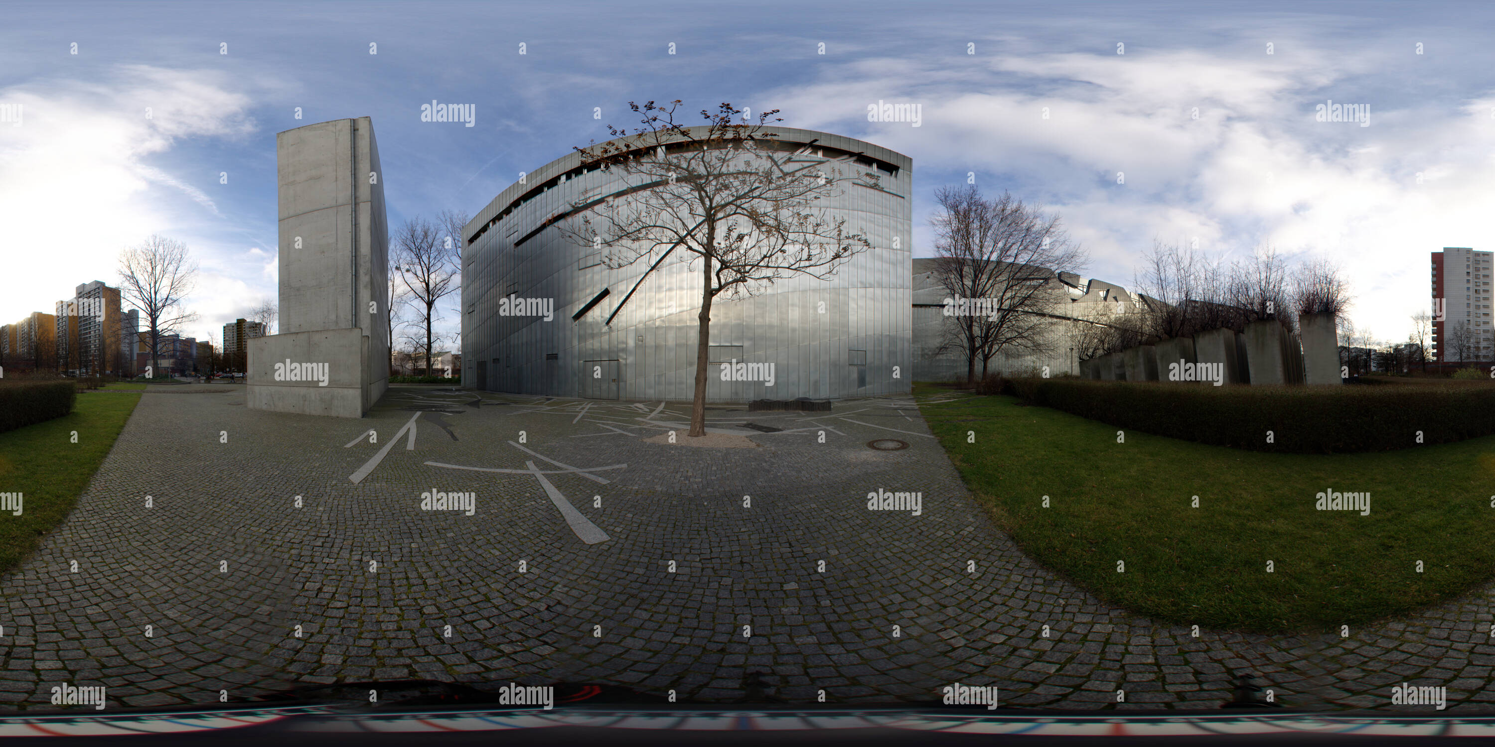 360 Grad Panorama Ansicht von Jüdisches Museum Berlin