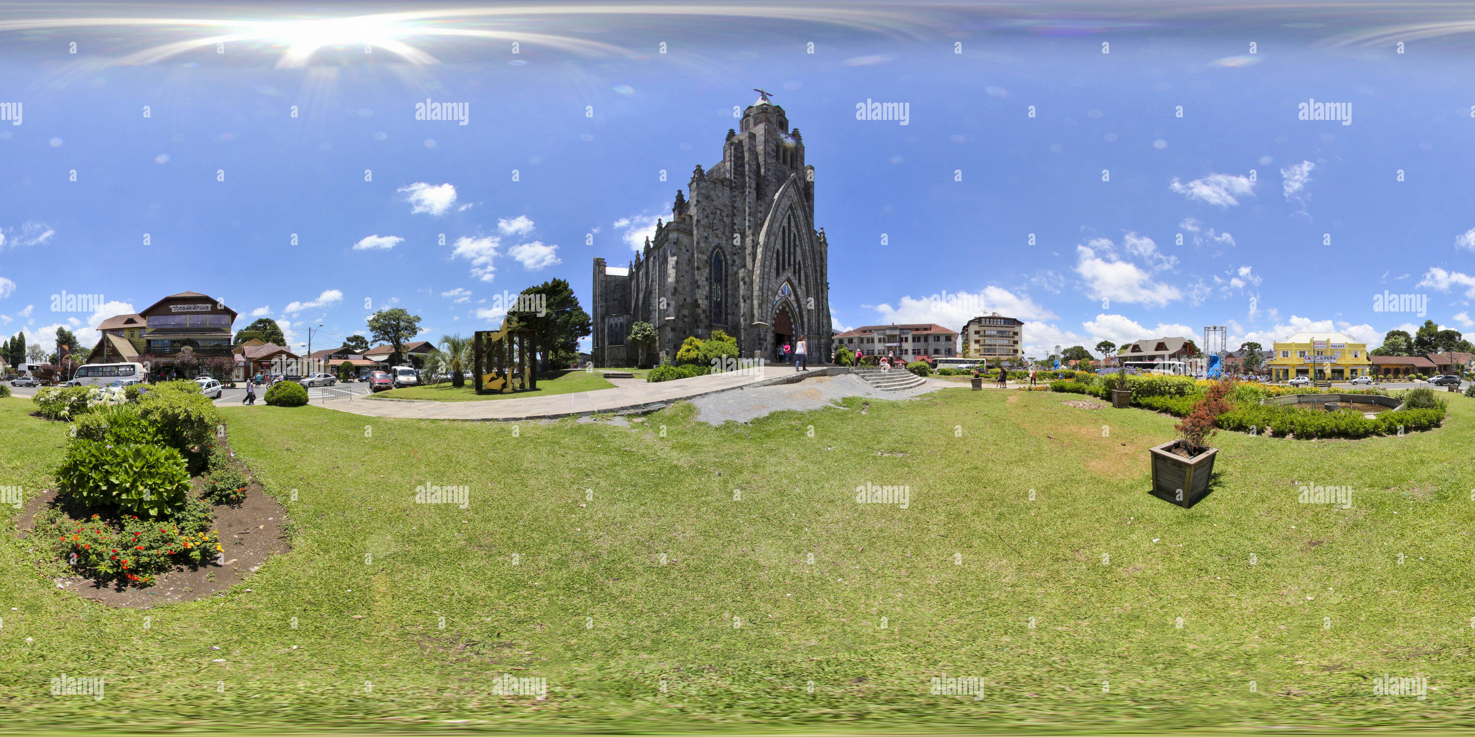 360 Grad Panorama Ansicht von Catedral de Pedra em Canela-RS