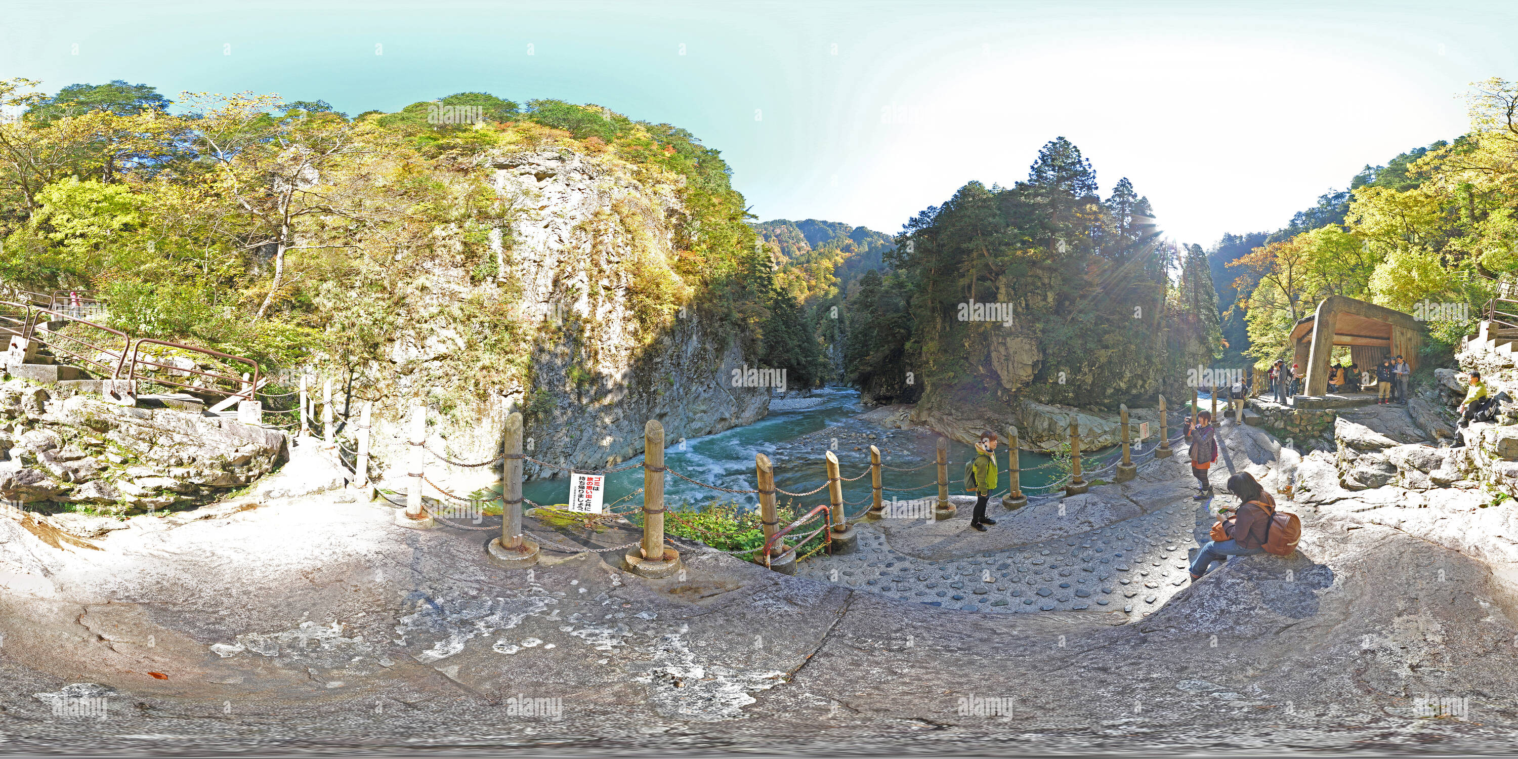 360 Grad Panorama Ansicht von Sarutobikyou-3