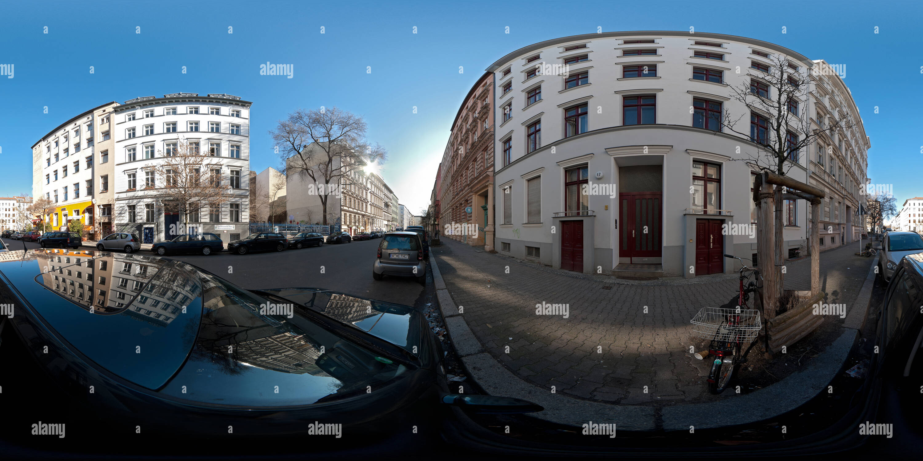 360 Grad Panorama Ansicht von Berlin - Kreuzberg Solmsstrasse