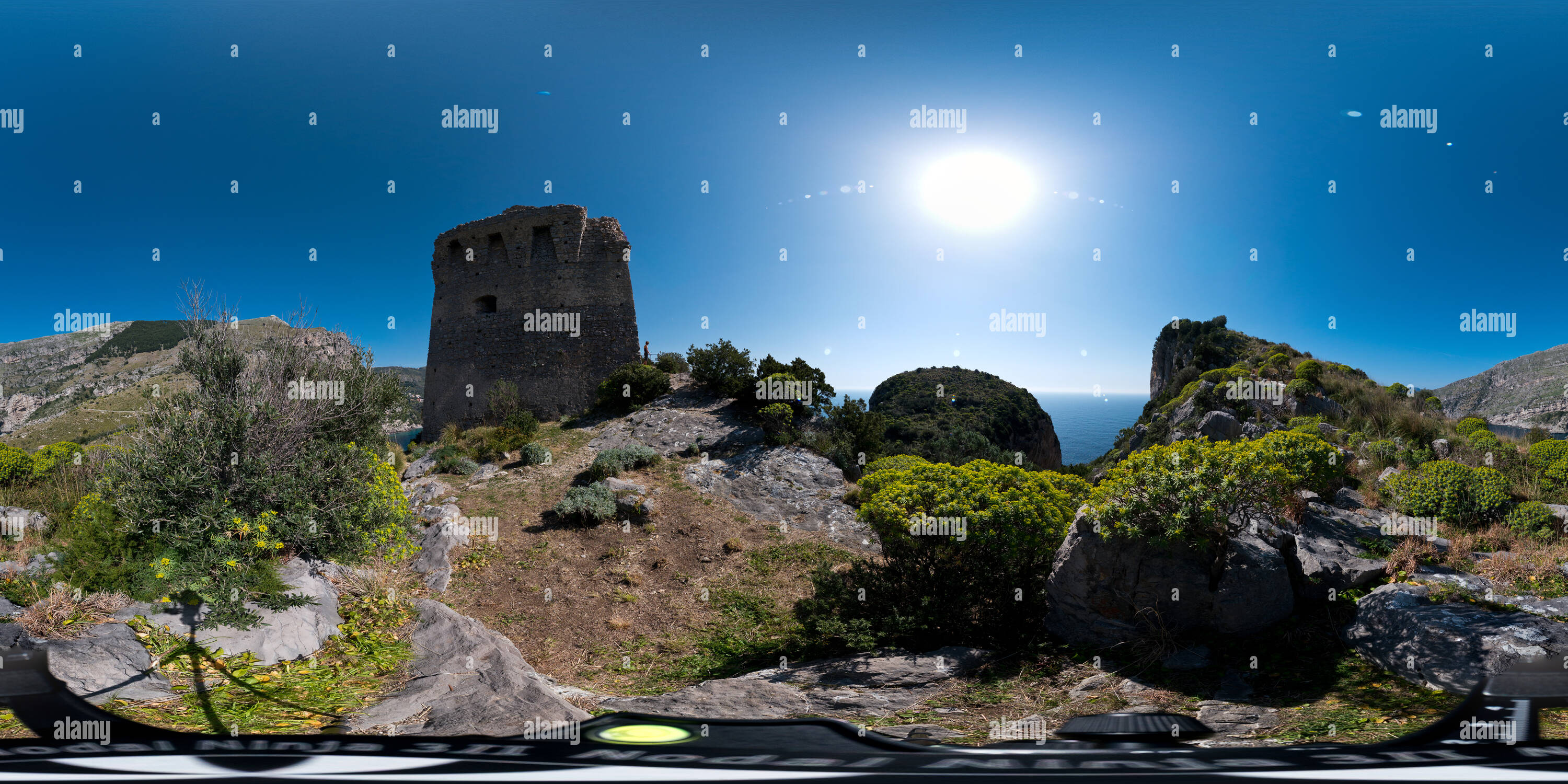 360 Grad Panorama Ansicht von Torre di Montalto