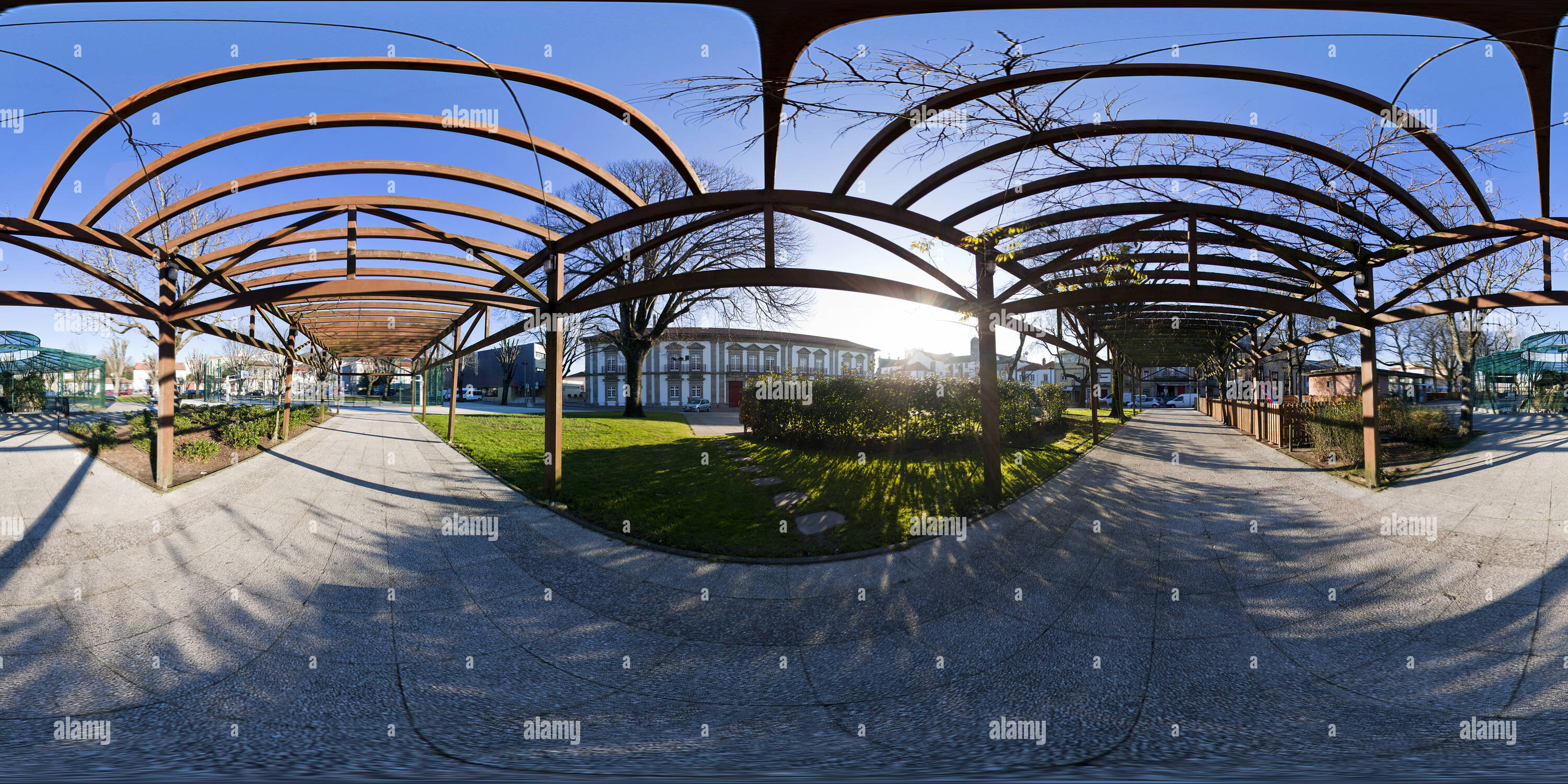 360 Grad Panorama Ansicht von D. Fernando Garten