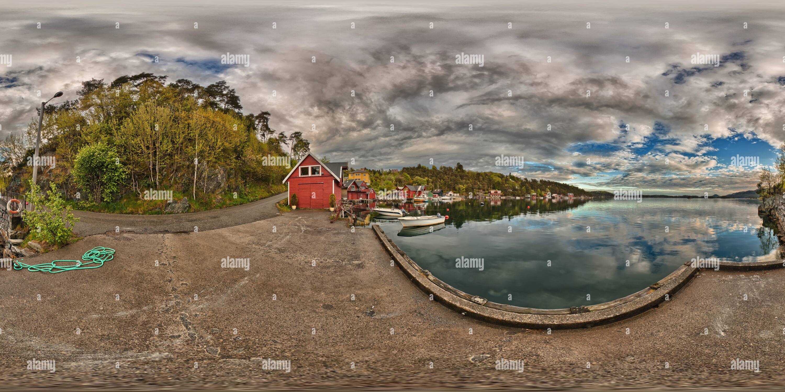 360 Grad Panorama Ansicht von Hagavik