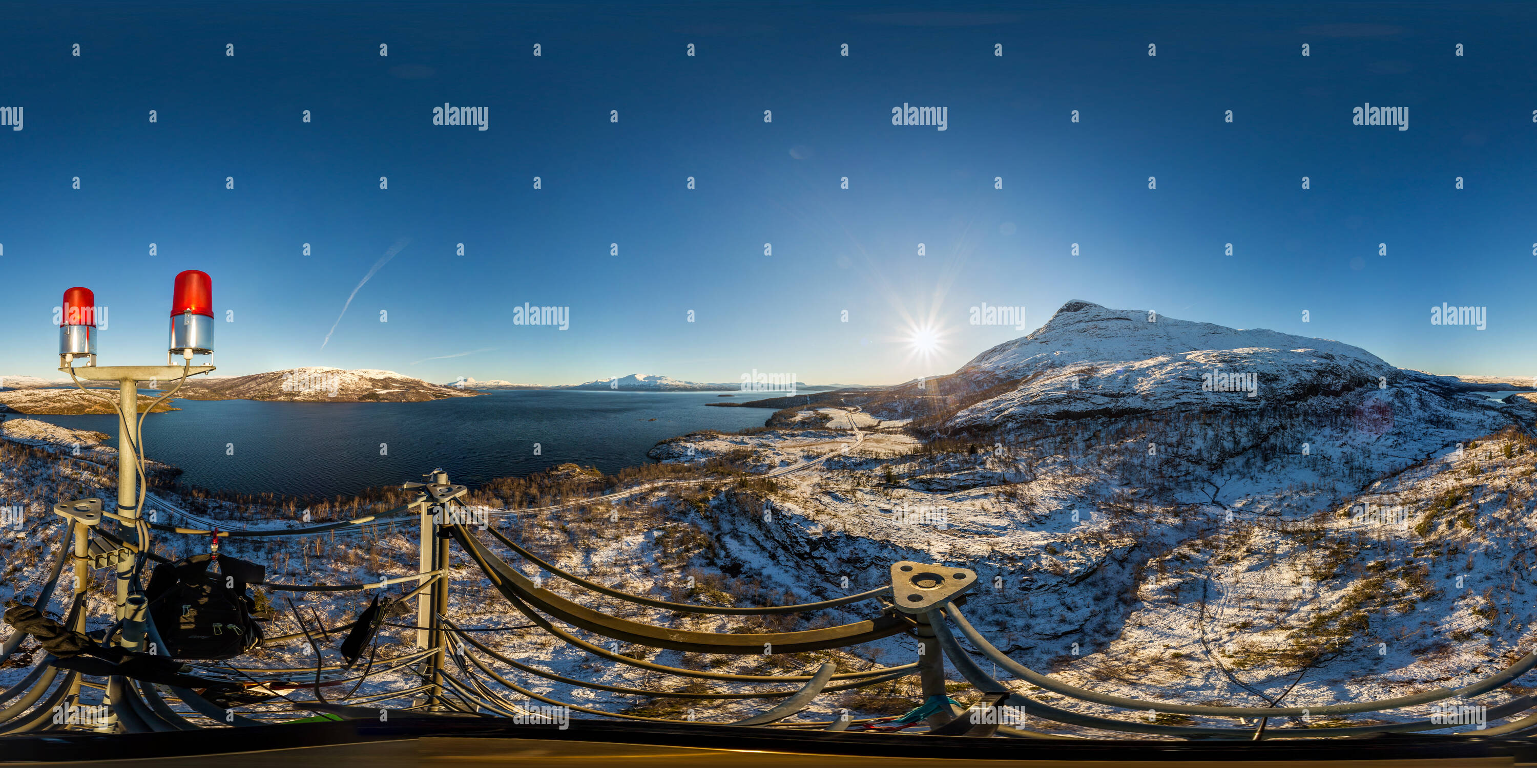 360 Grad Panorama Ansicht von Meine Arbeitsumgebung, Norwegen