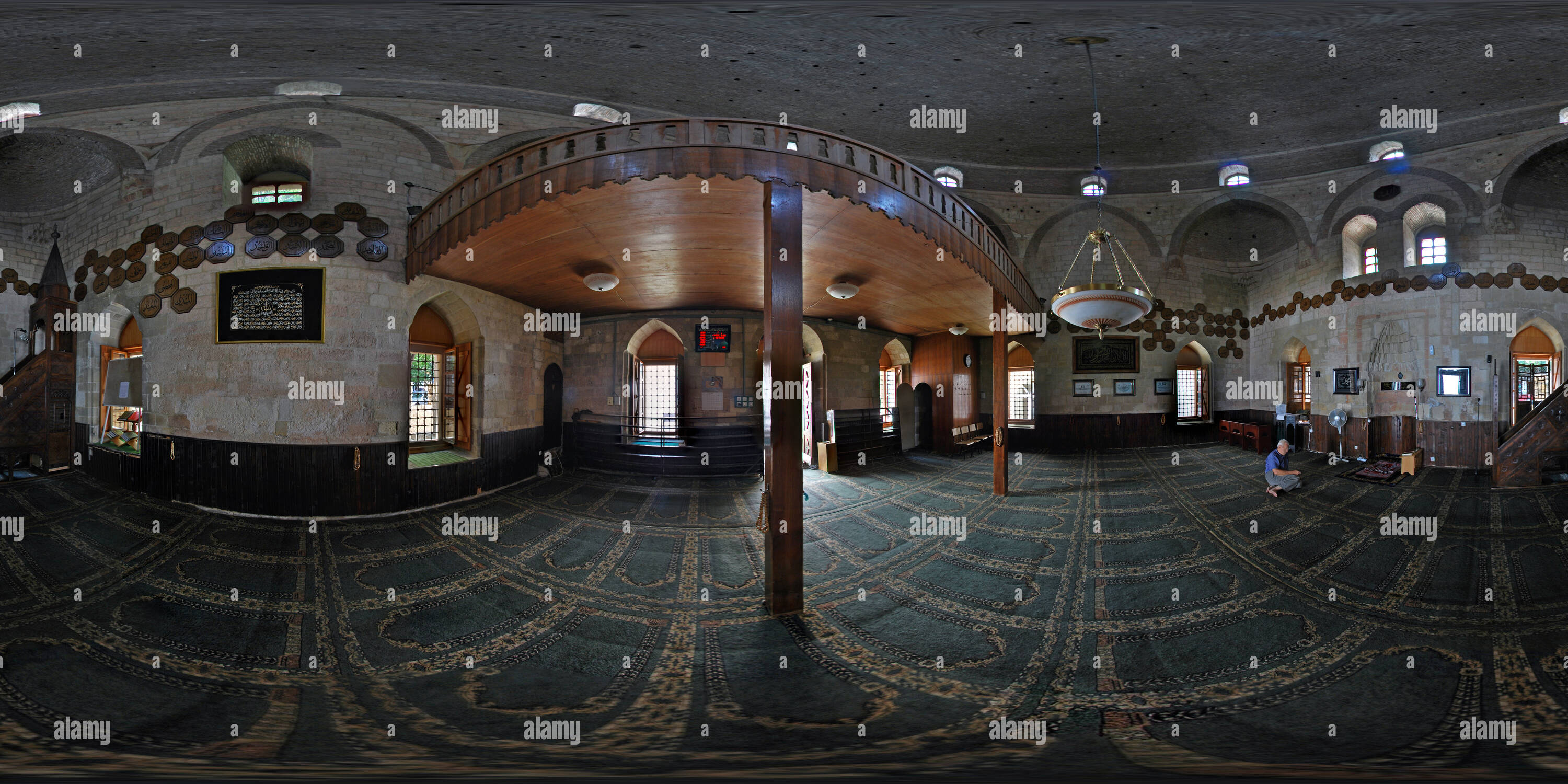 360 Grad Panorama Ansicht von Bajrakli Moschee [Belgrad]