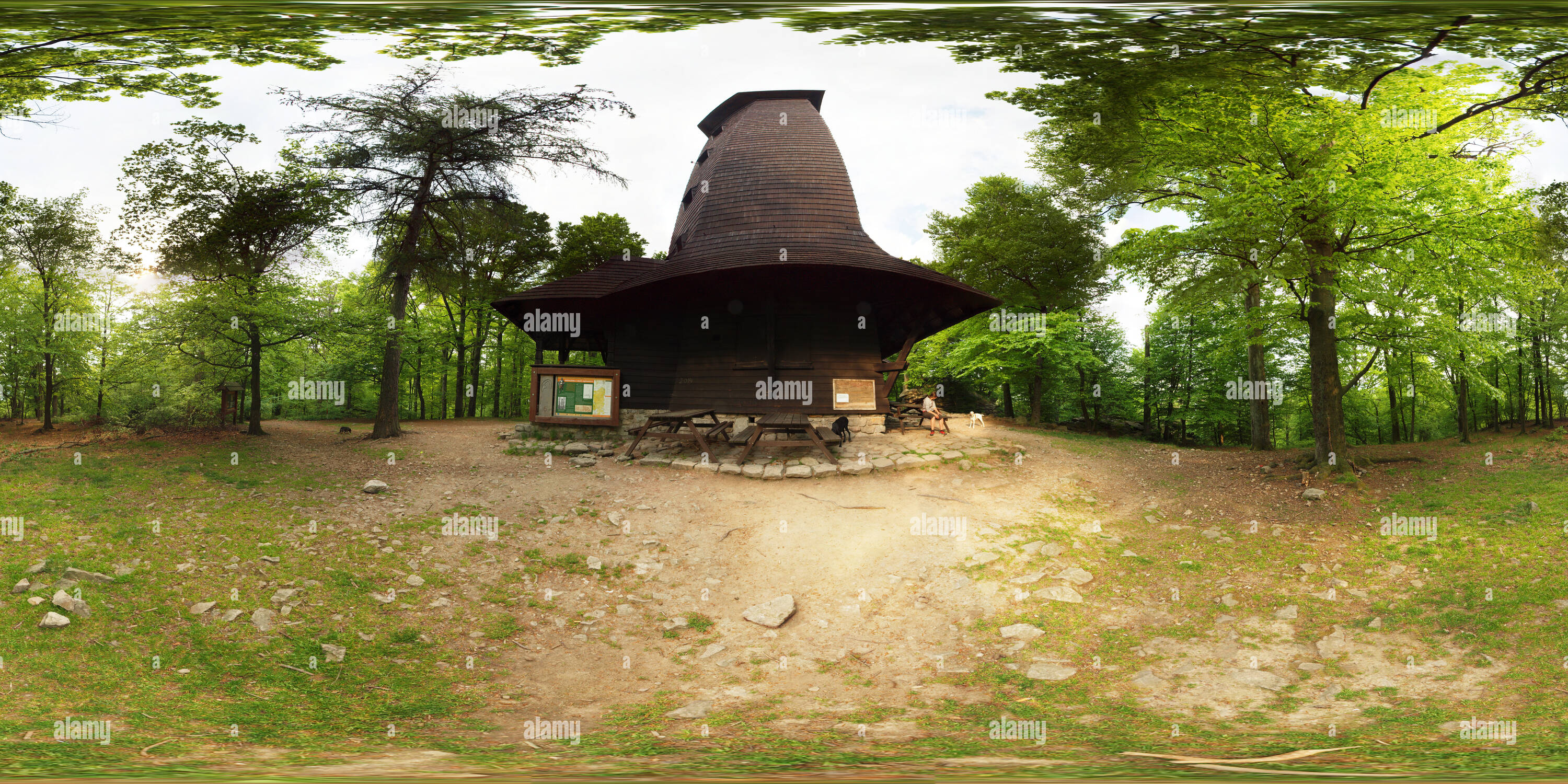 360 Grad Panorama Ansicht von Velky Blanik