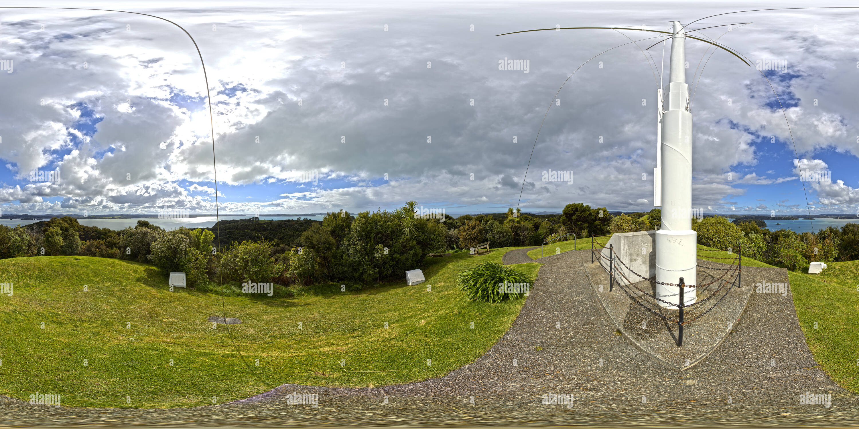 360 Grad Panorama Ansicht von Flagstaff Hill Russell