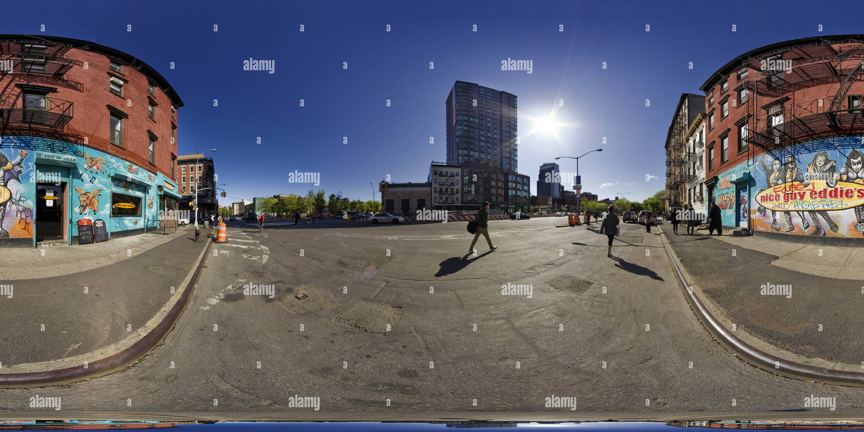 360 Grad Panorama Ansicht von Apr 2012 Houston und Ave ein