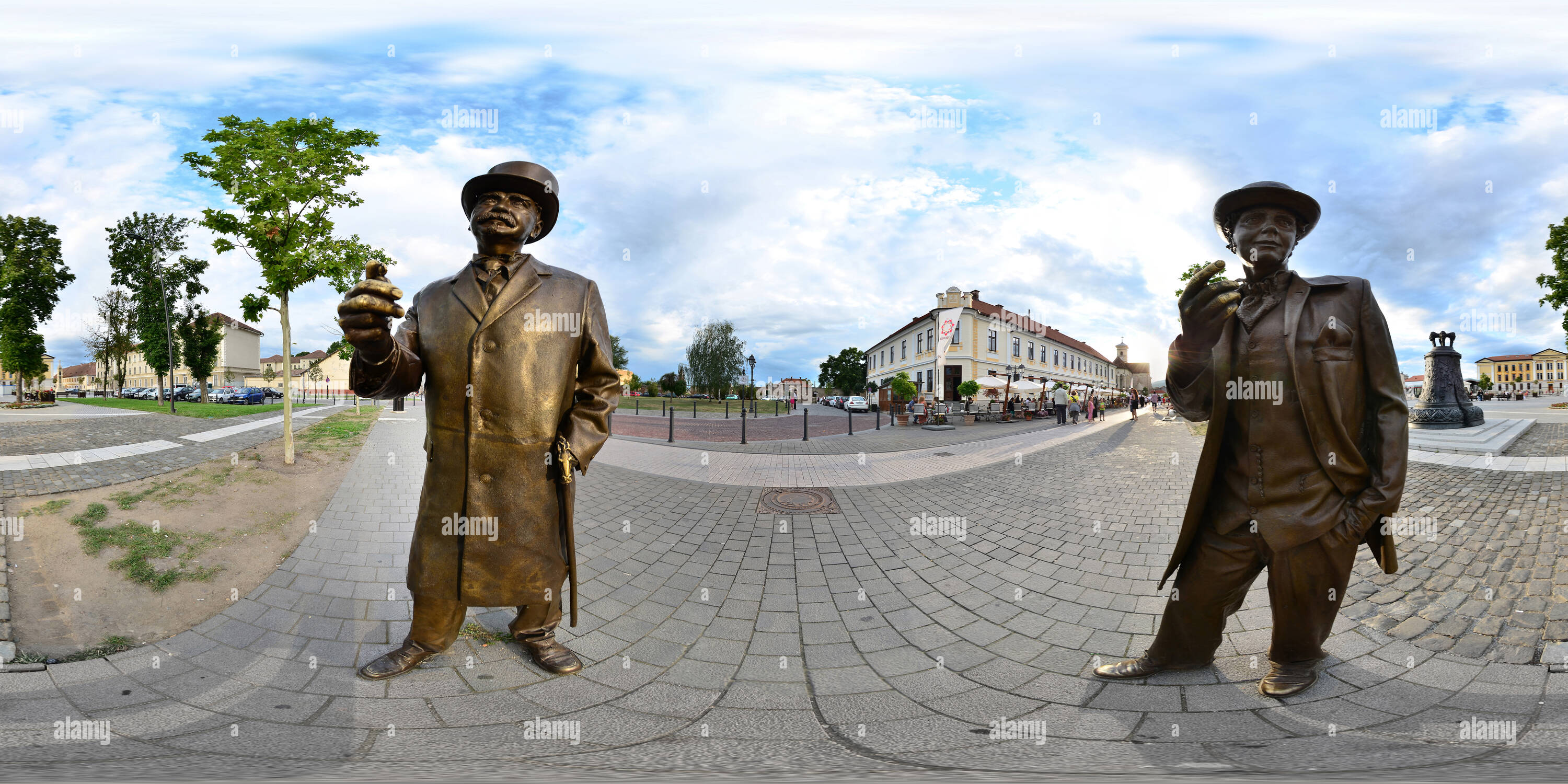 360 Grad Panorama Ansicht von Piata Cetatii (Zitadelle) Alba Iulia