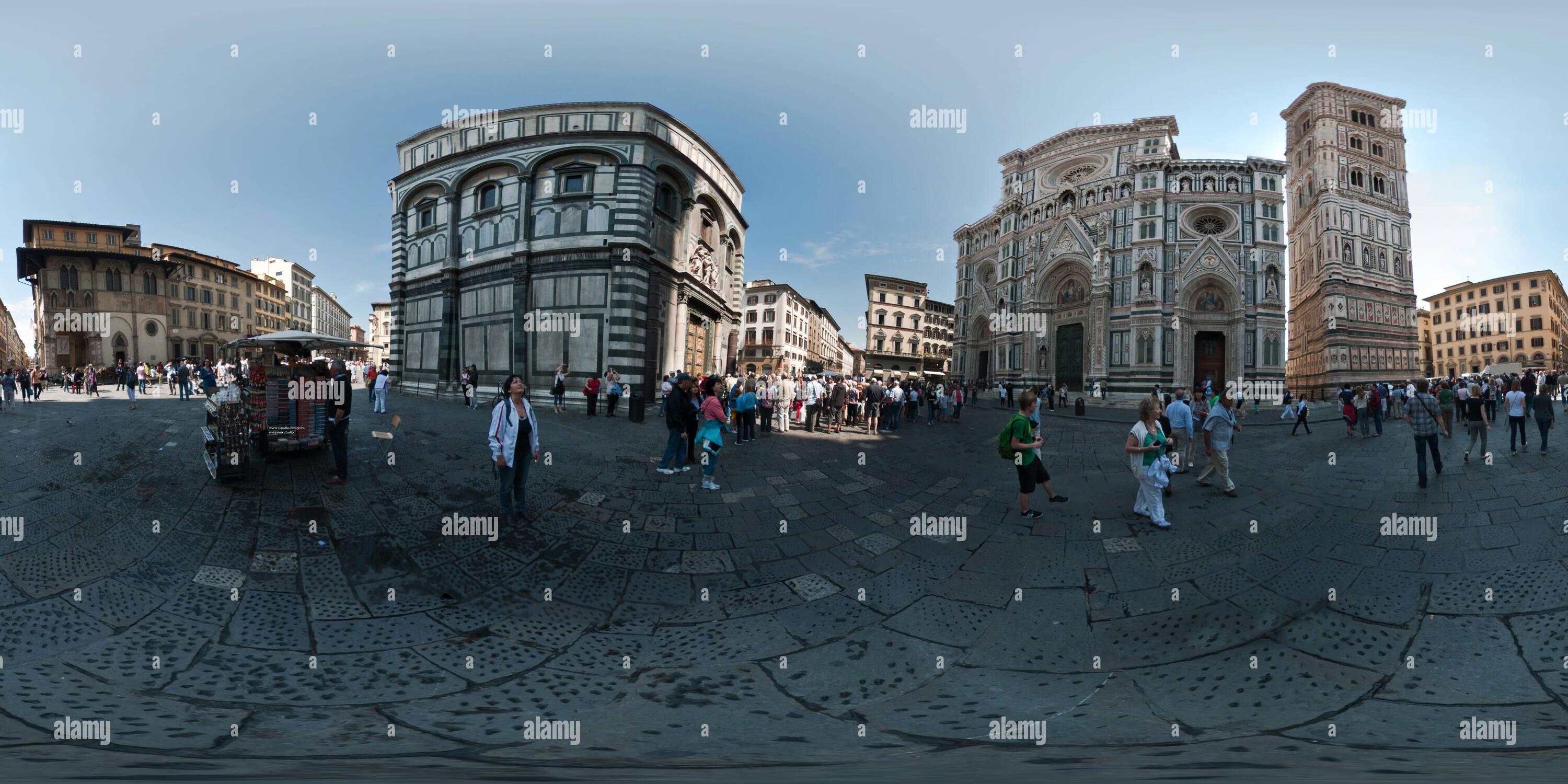 360 Grad Panorama Ansicht von Duomo, Florenz