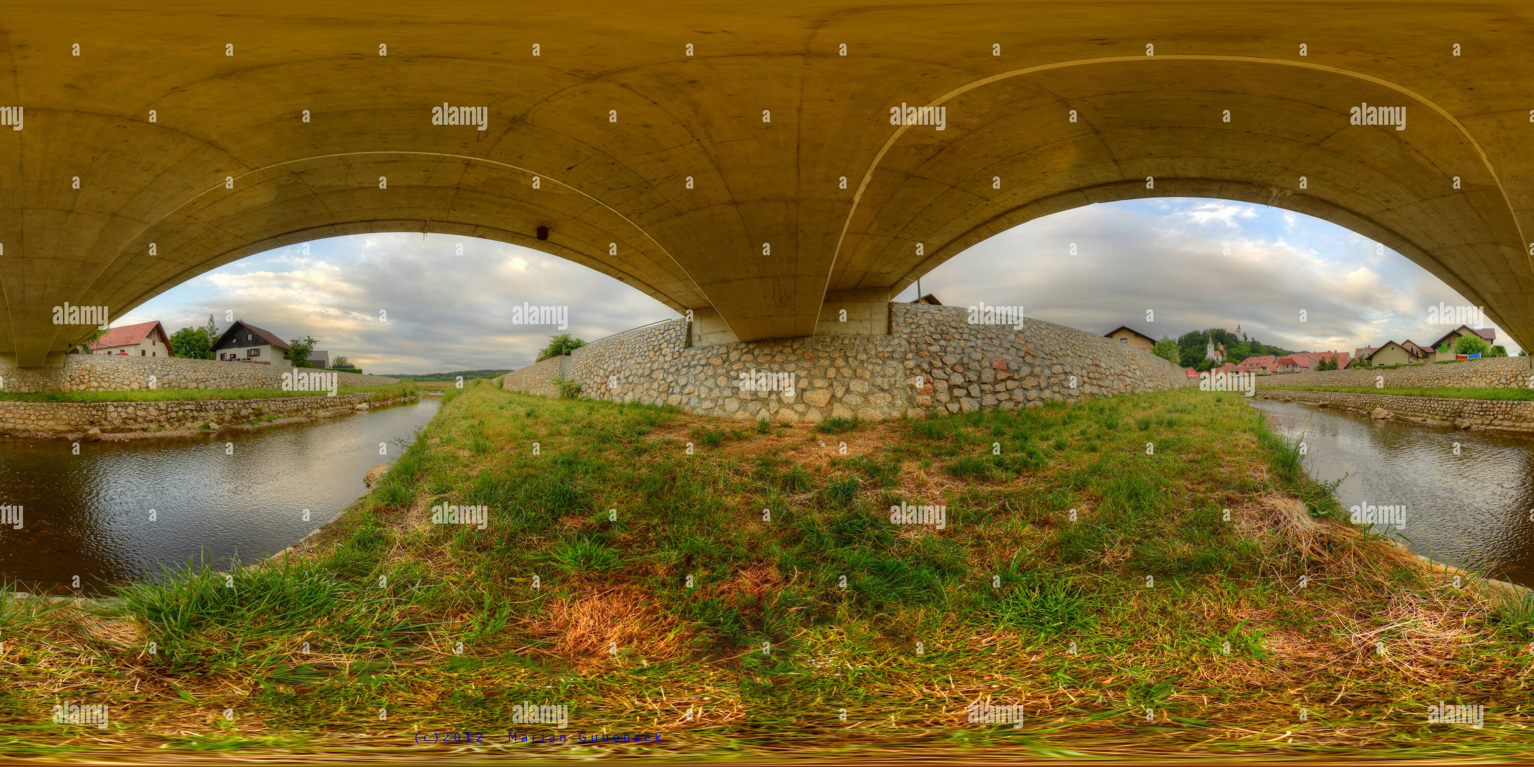 360 Grad Panorama Ansicht von Vojnik-pod mostom