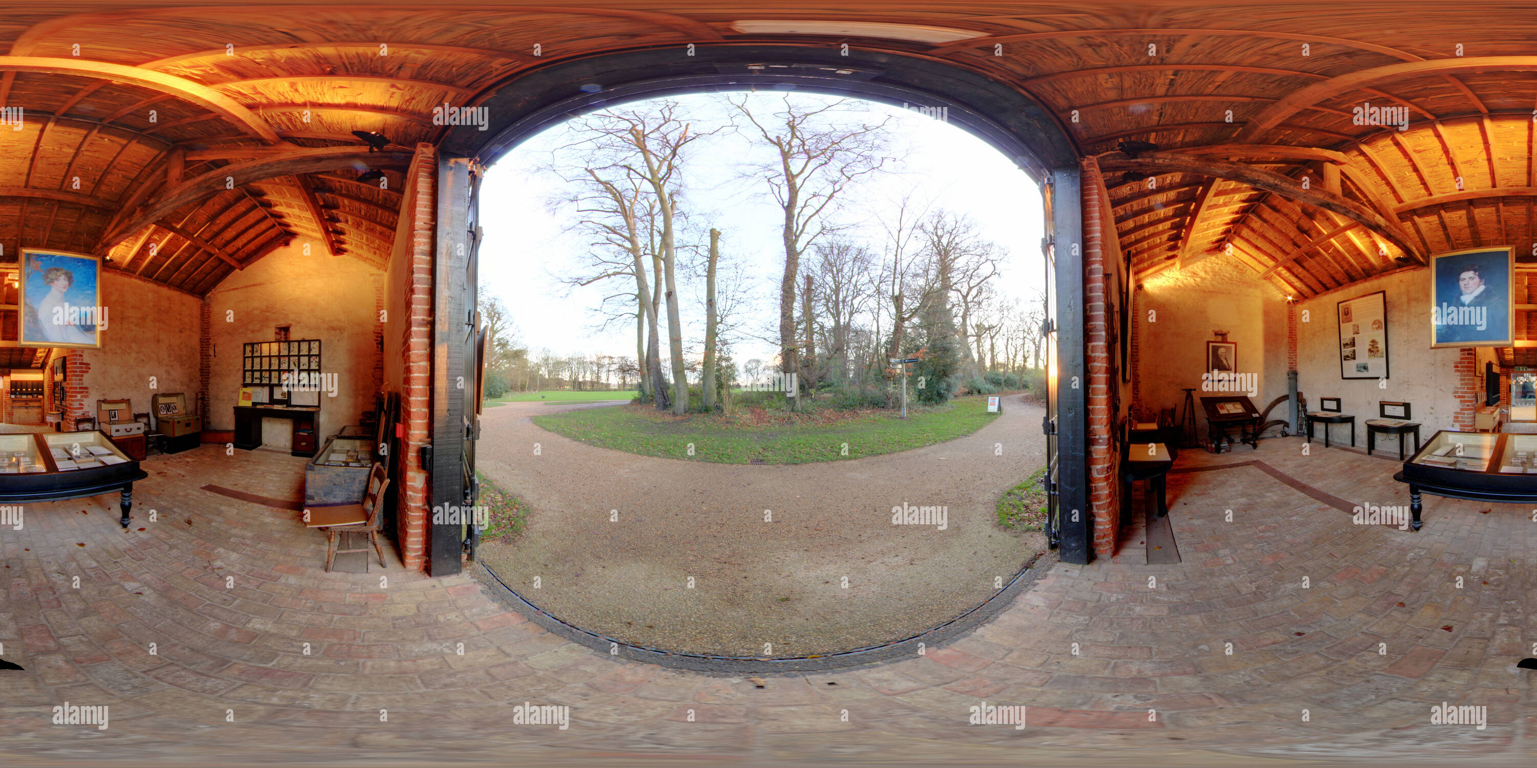 360 Grad Panorama Ansicht von Sheringham Park Visitors Center