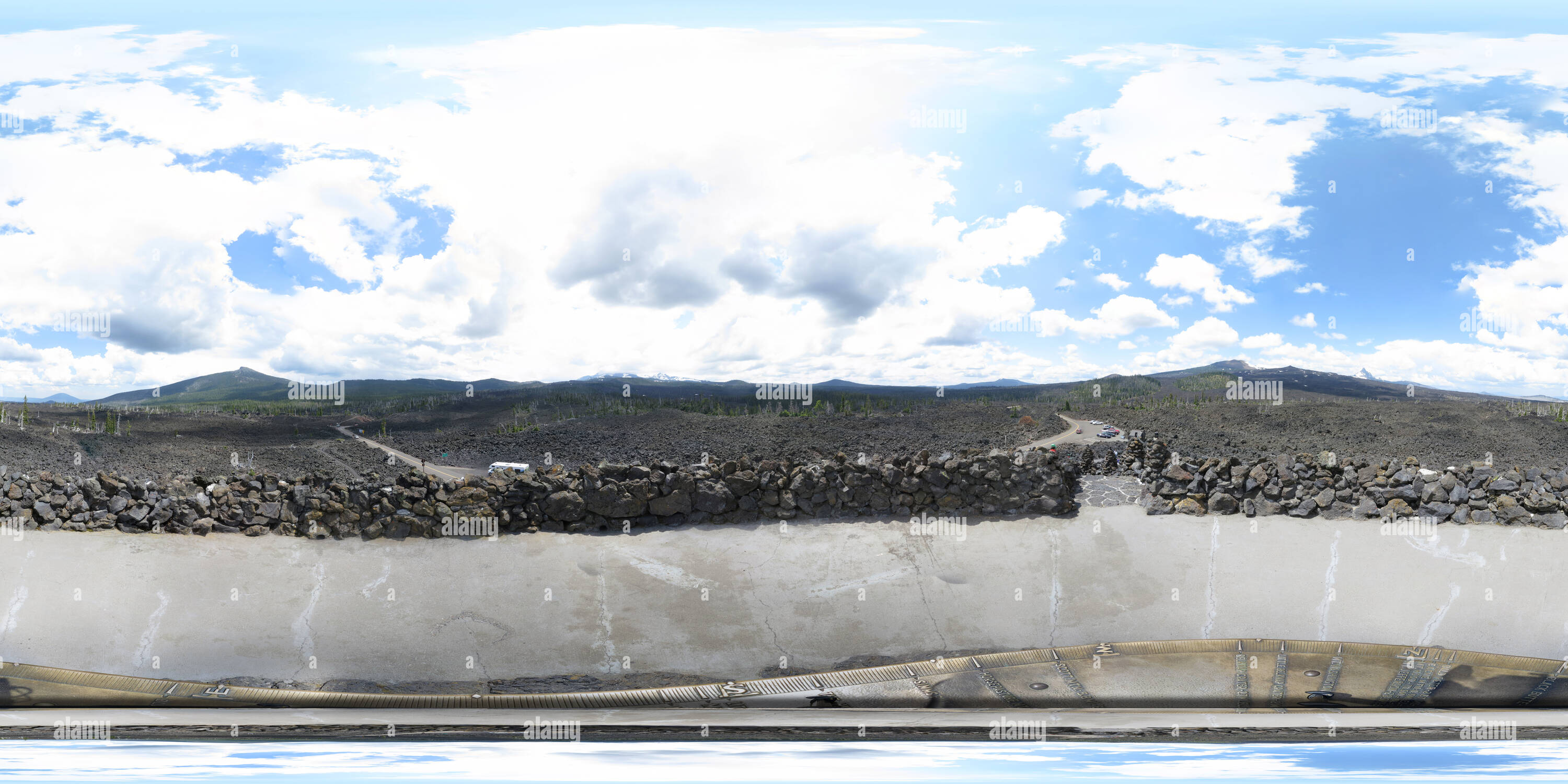 360 Grad Panorama Ansicht von Dee Wright Observatory Panorama