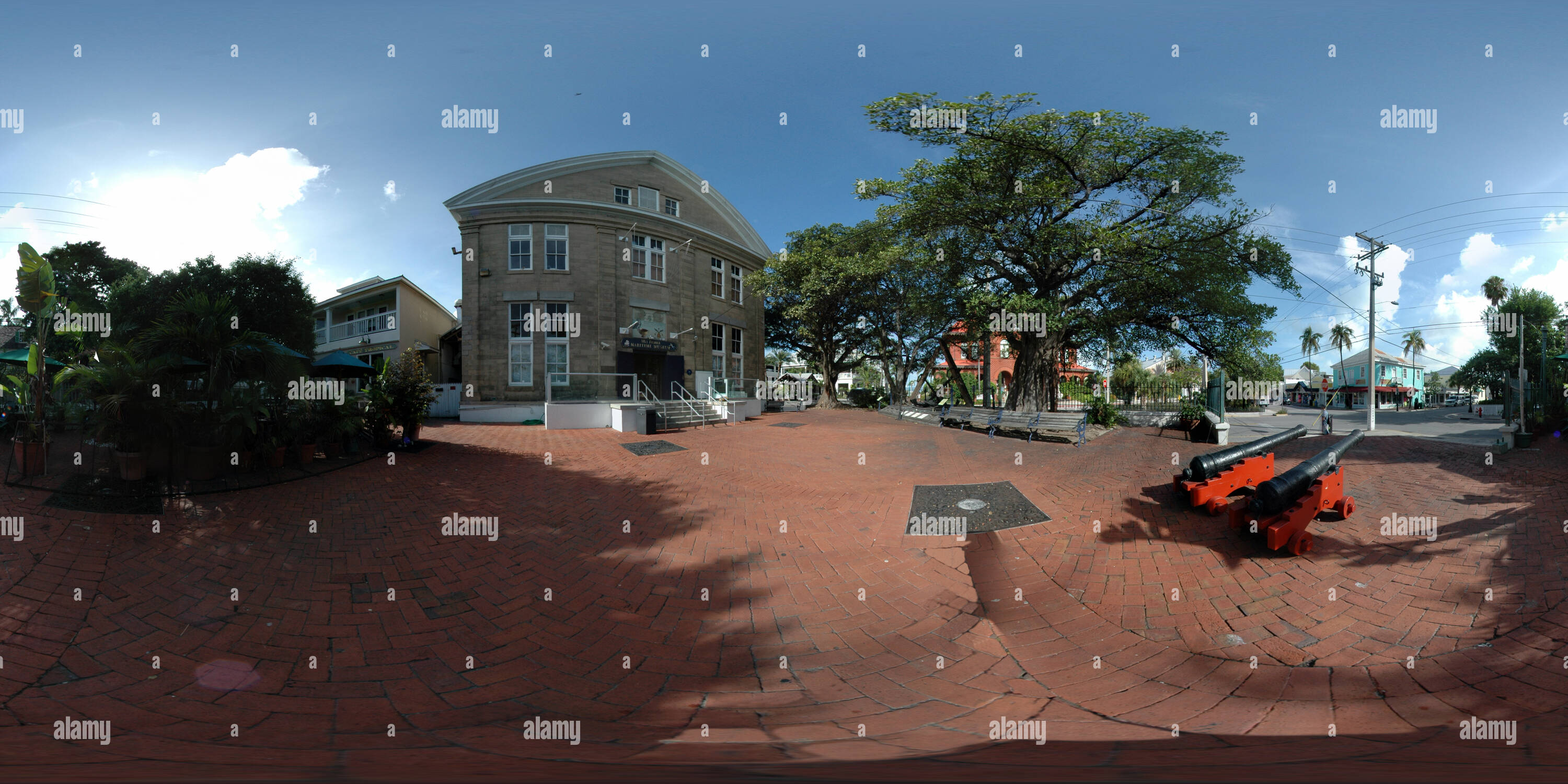 360 Grad Panorama Ansicht von Key West Mel Fisher Museum