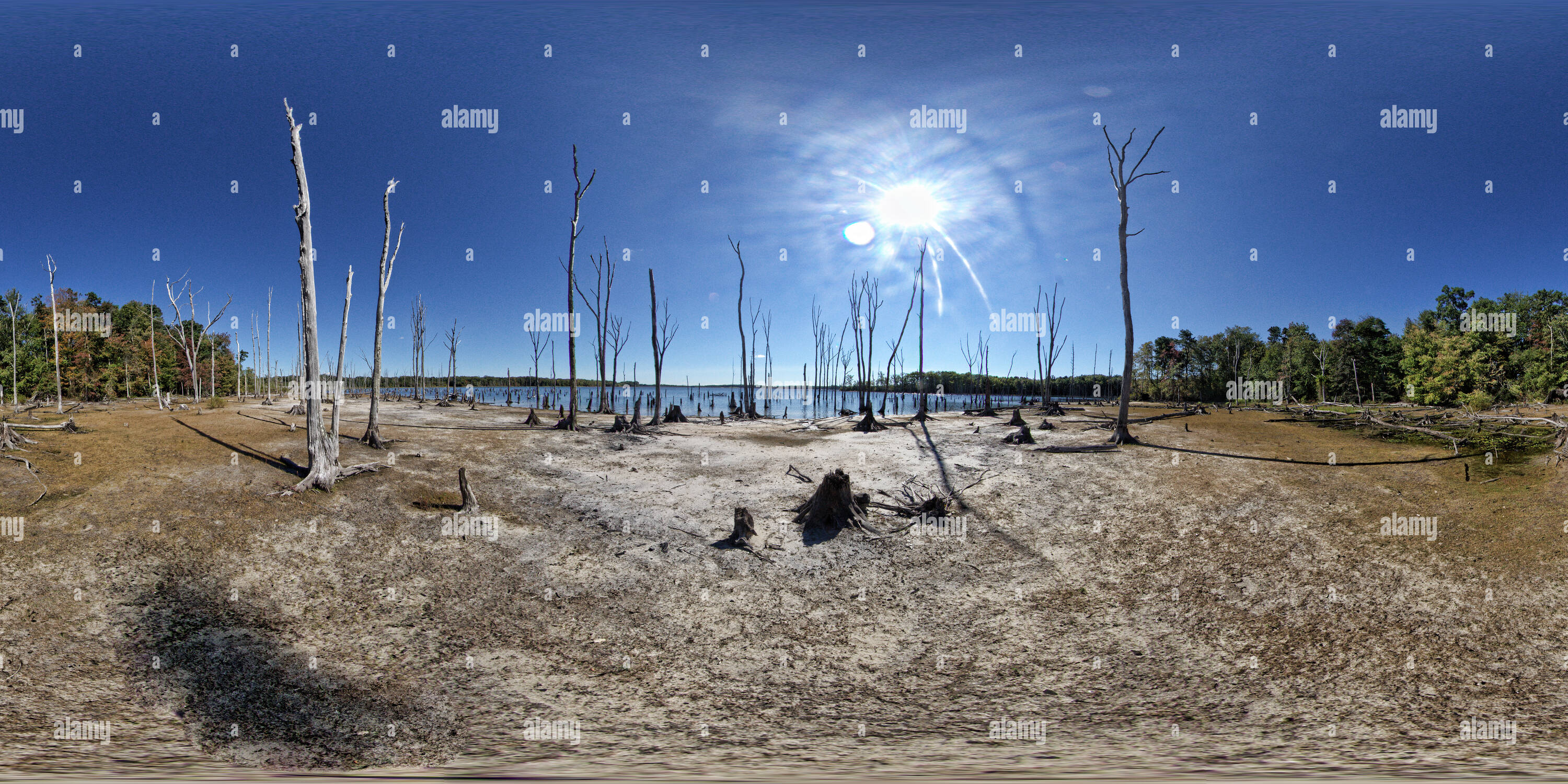 360 Grad Panorama Ansicht von Manasquan Behälter