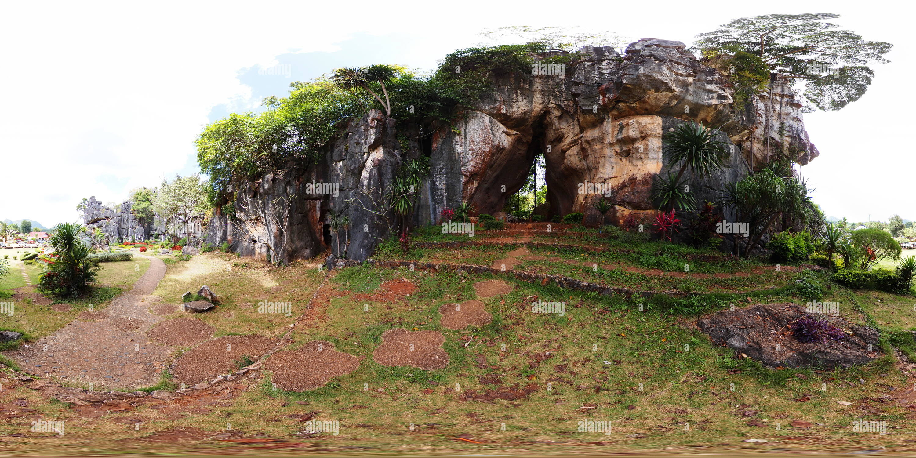 360 Grad Panorama Ansicht von Suan hin Pha Ngam Park