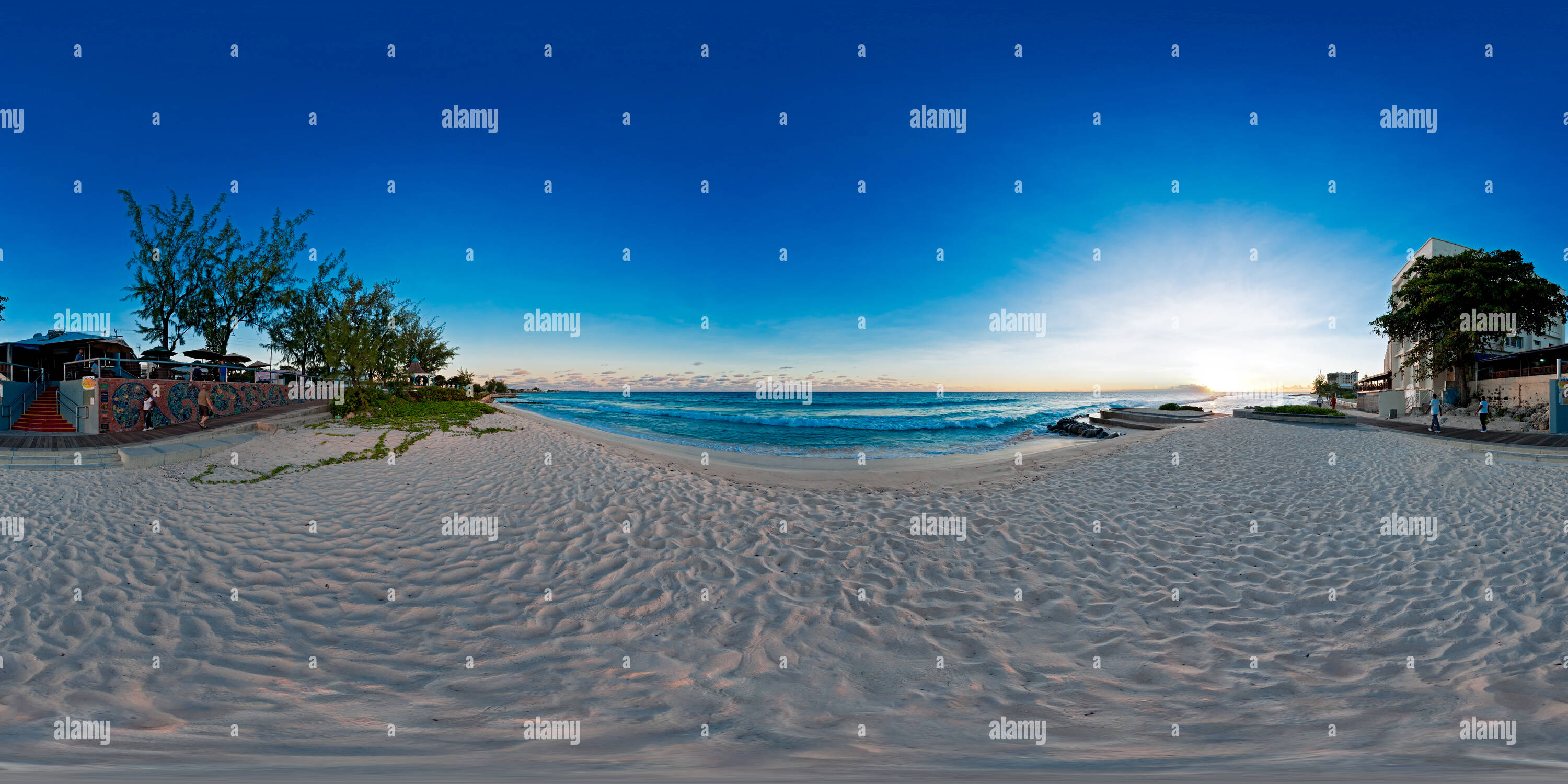 360 Grad Panorama Ansicht von Hastings Strand