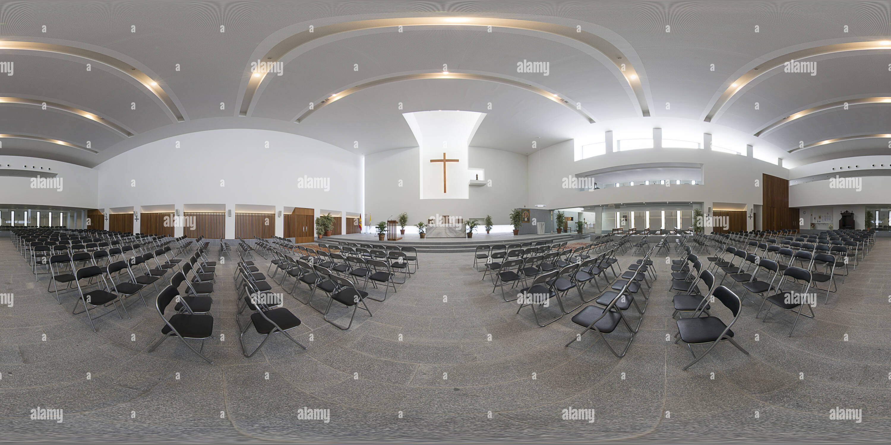 360 Grad Panorama Ansicht von Parroquia de San Juan Bautista de la Salle de Jerez