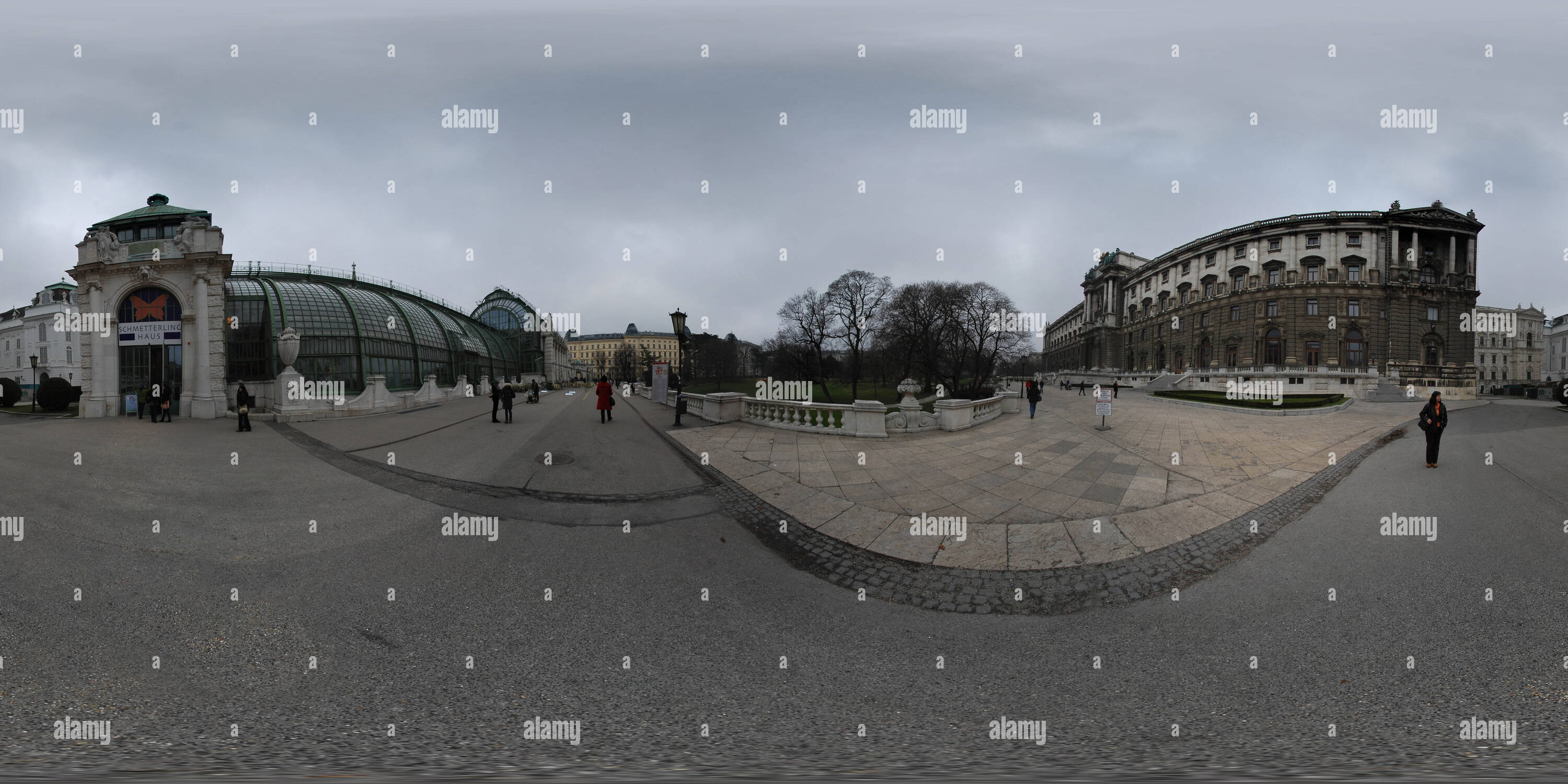 360 Grad Panorama Ansicht von Wien