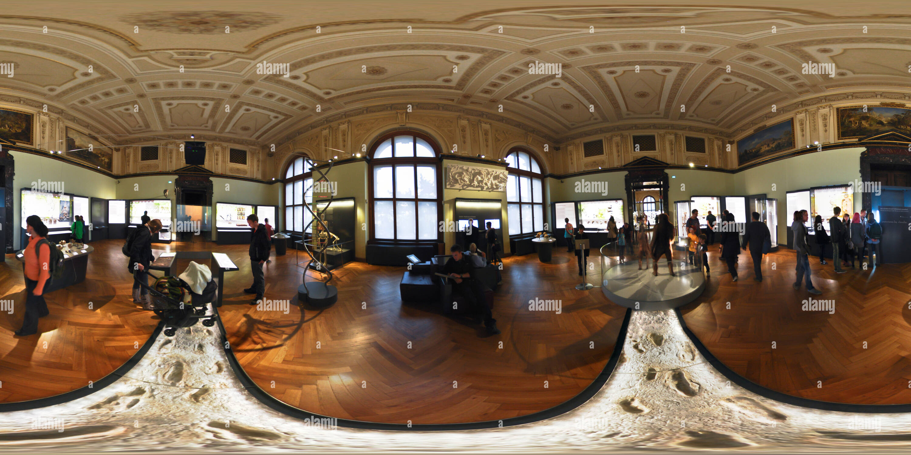 360 Grad Panorama Ansicht von National Museum Wien