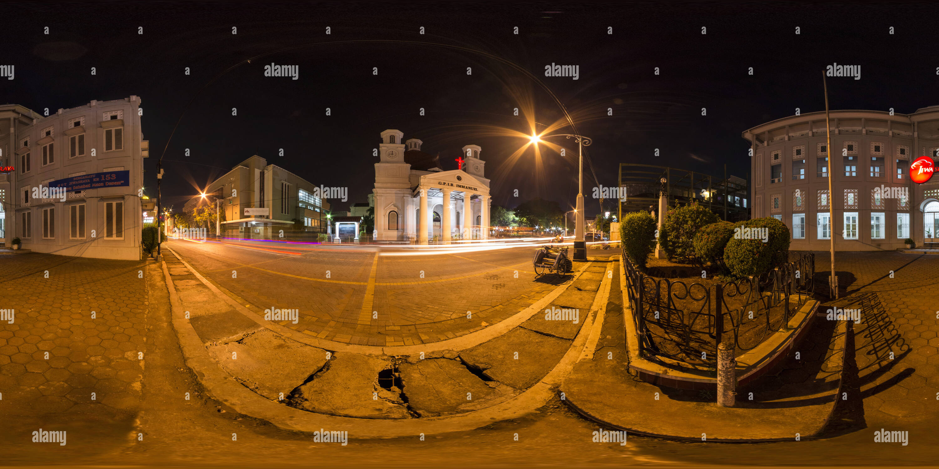 360 Grad Panorama Ansicht von Blenduk Kirche