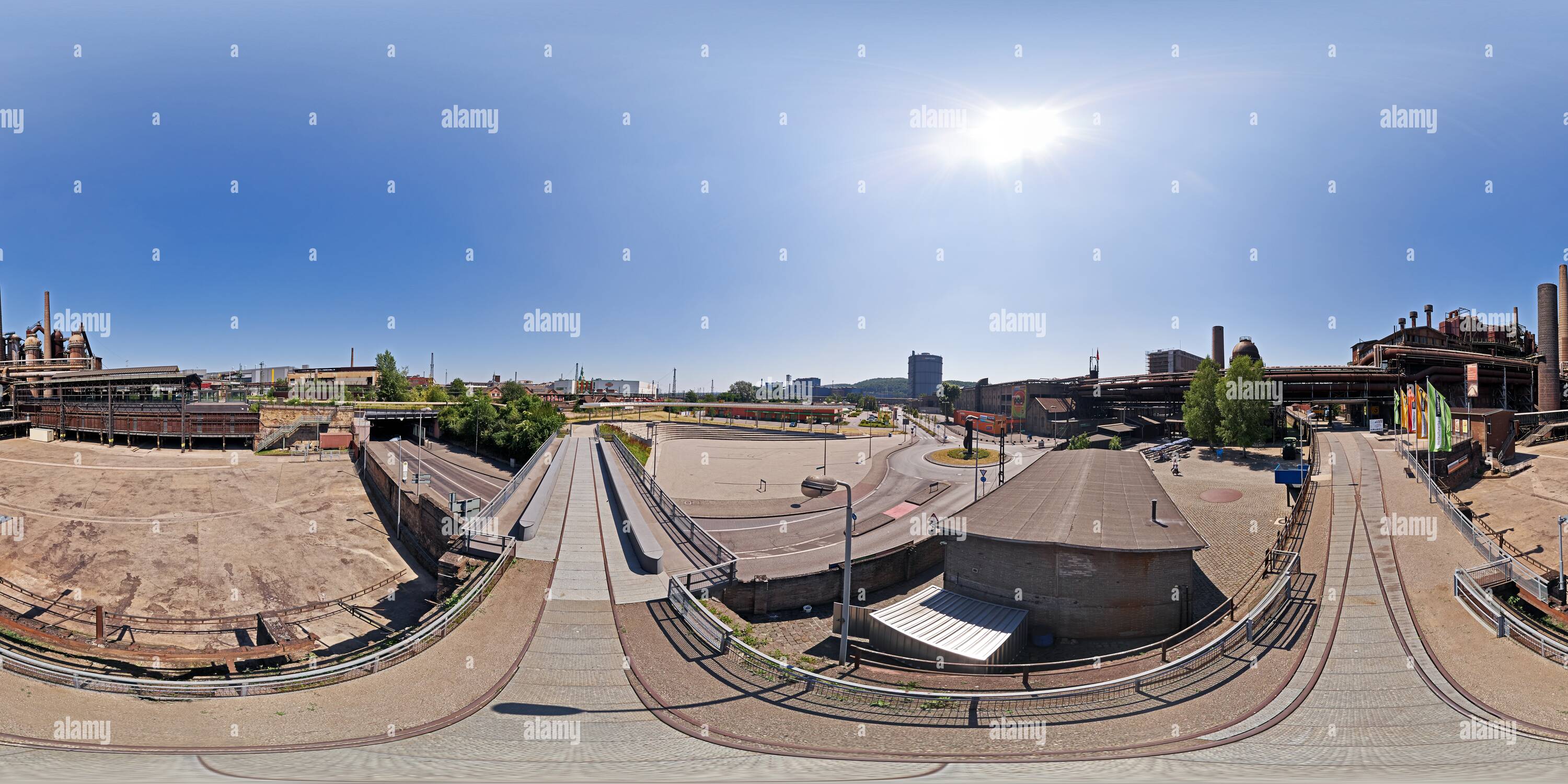 360 Grad Panorama Ansicht von Völklinger Hütte