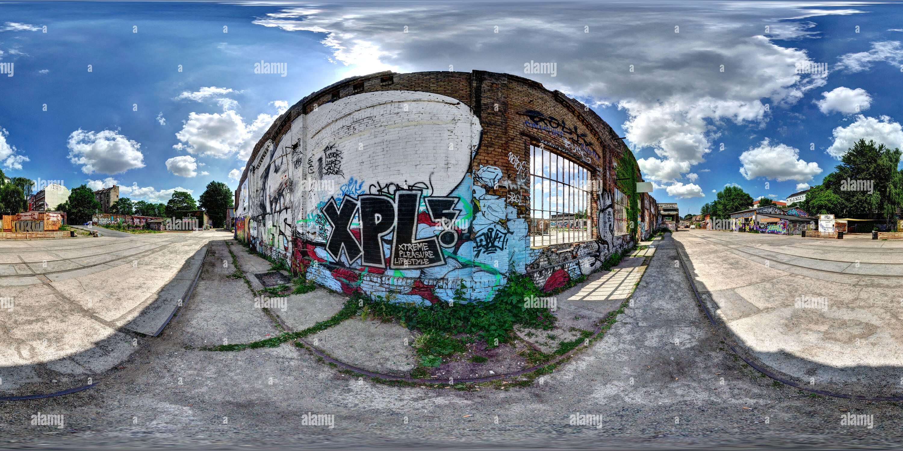 360 Grad Panorama Ansicht von RAW, Berlin