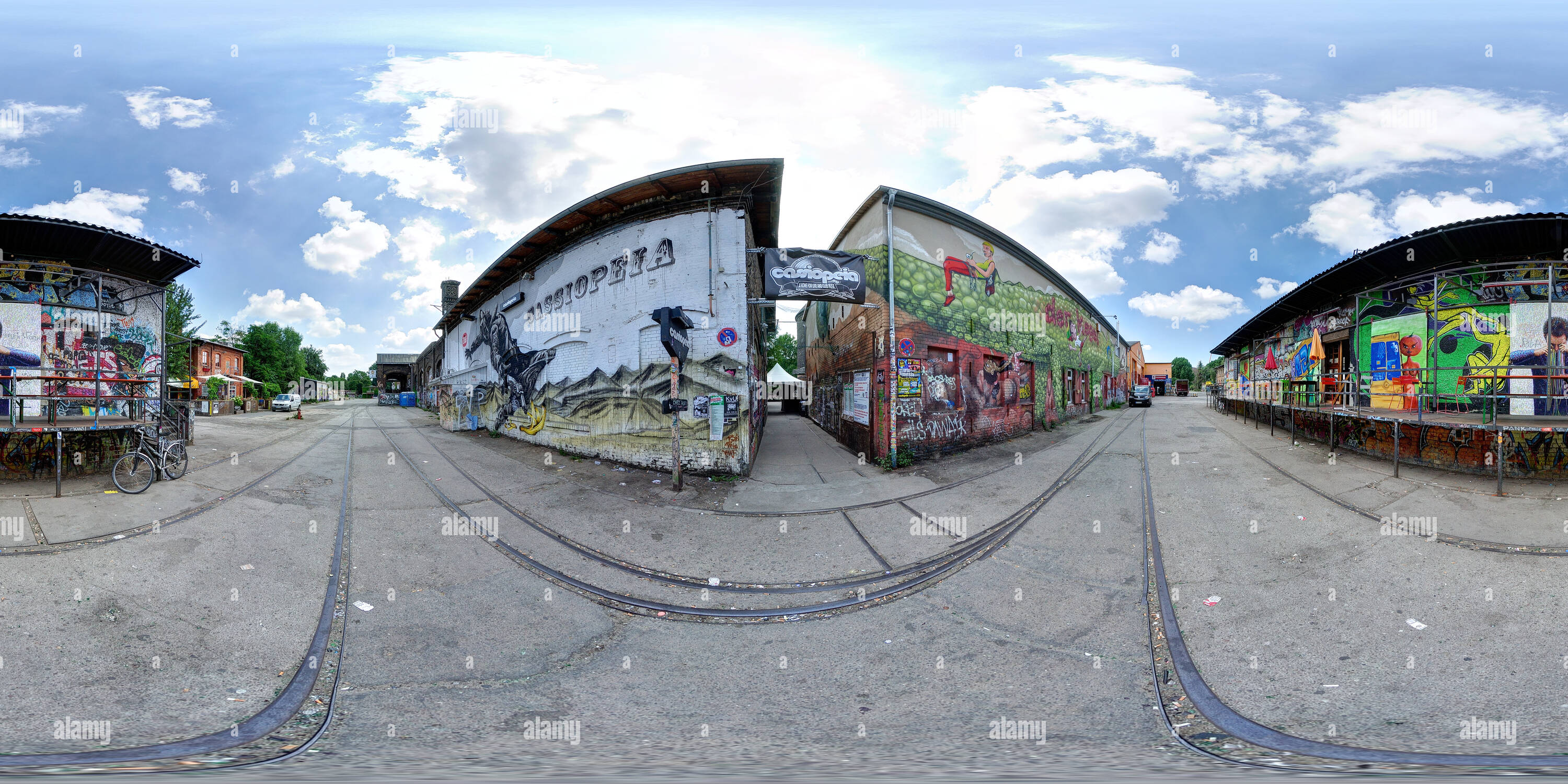 360 Grad Panorama Ansicht von Cassiopeia, Berlin