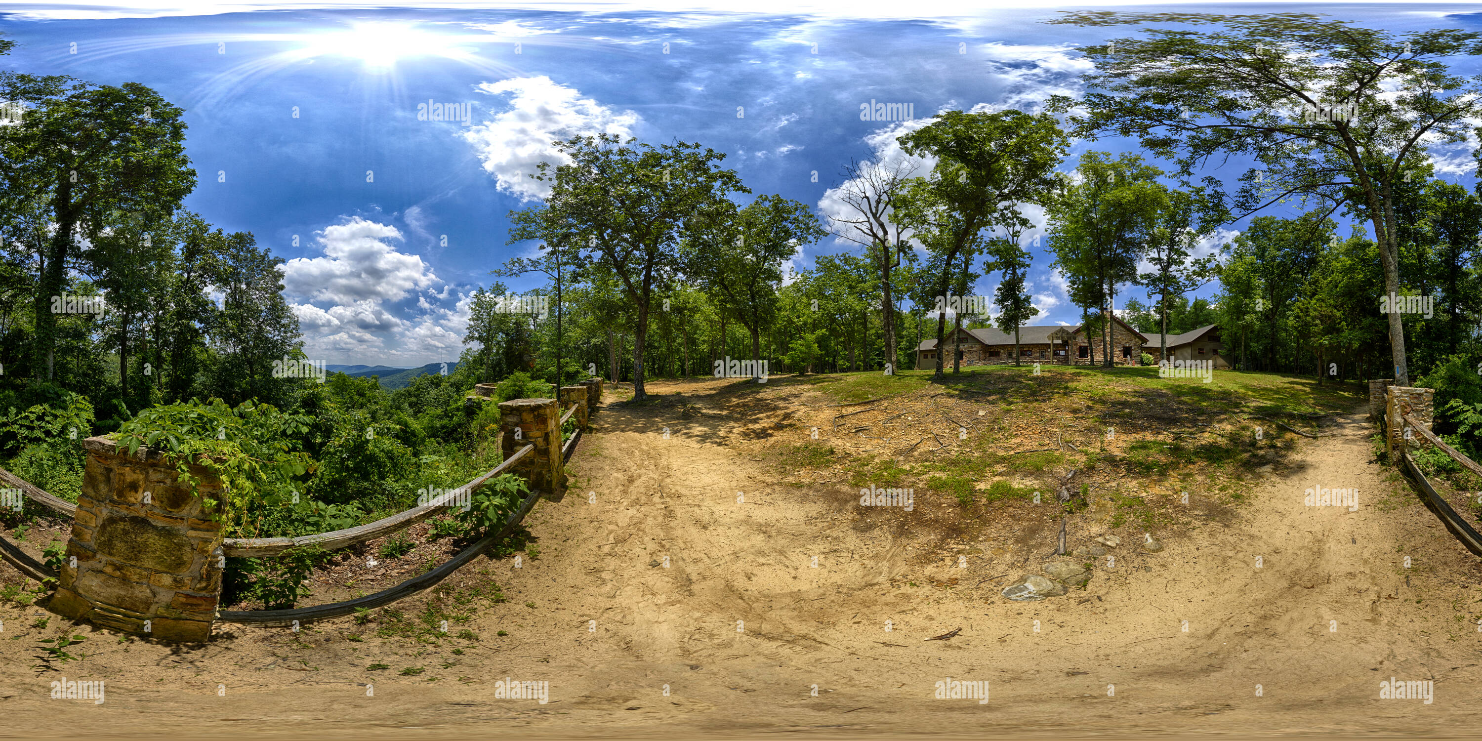 360 Grad Panorama Ansicht von Monte Sano Lodge