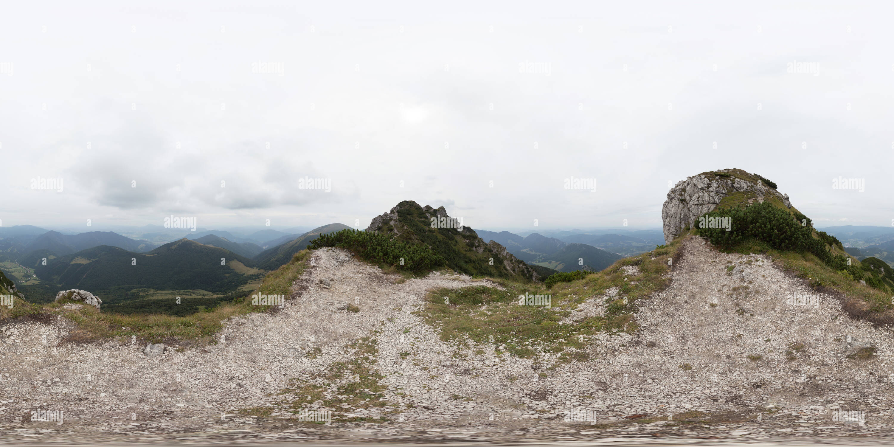 360 Grad Panorama Ansicht von Velký Rozsutec 2013