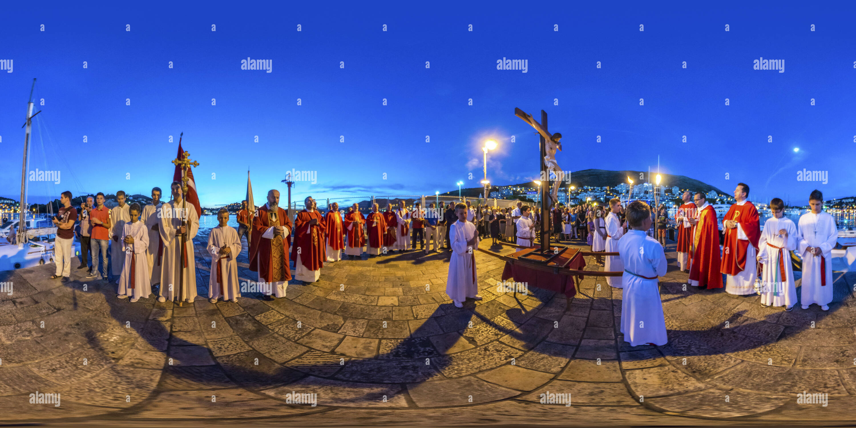 360 Grad Panorama Ansicht von Das Fest der Kreuzerhöhung 2013.