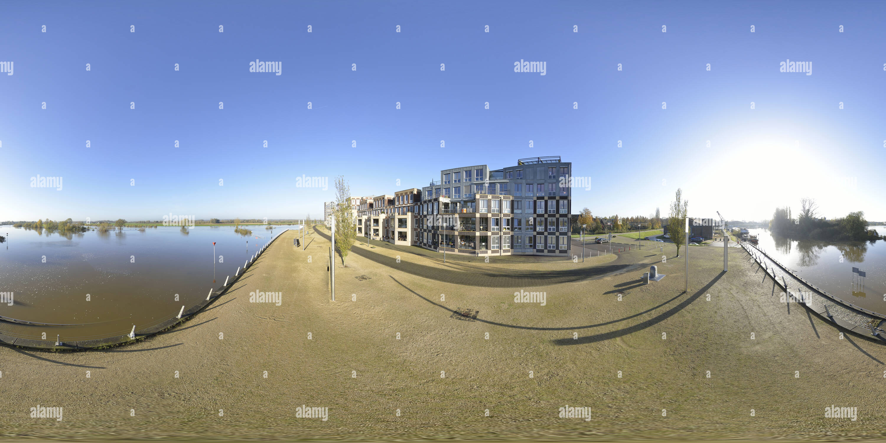 360 Grad Panorama Ansicht von IJsselkade Doesburg