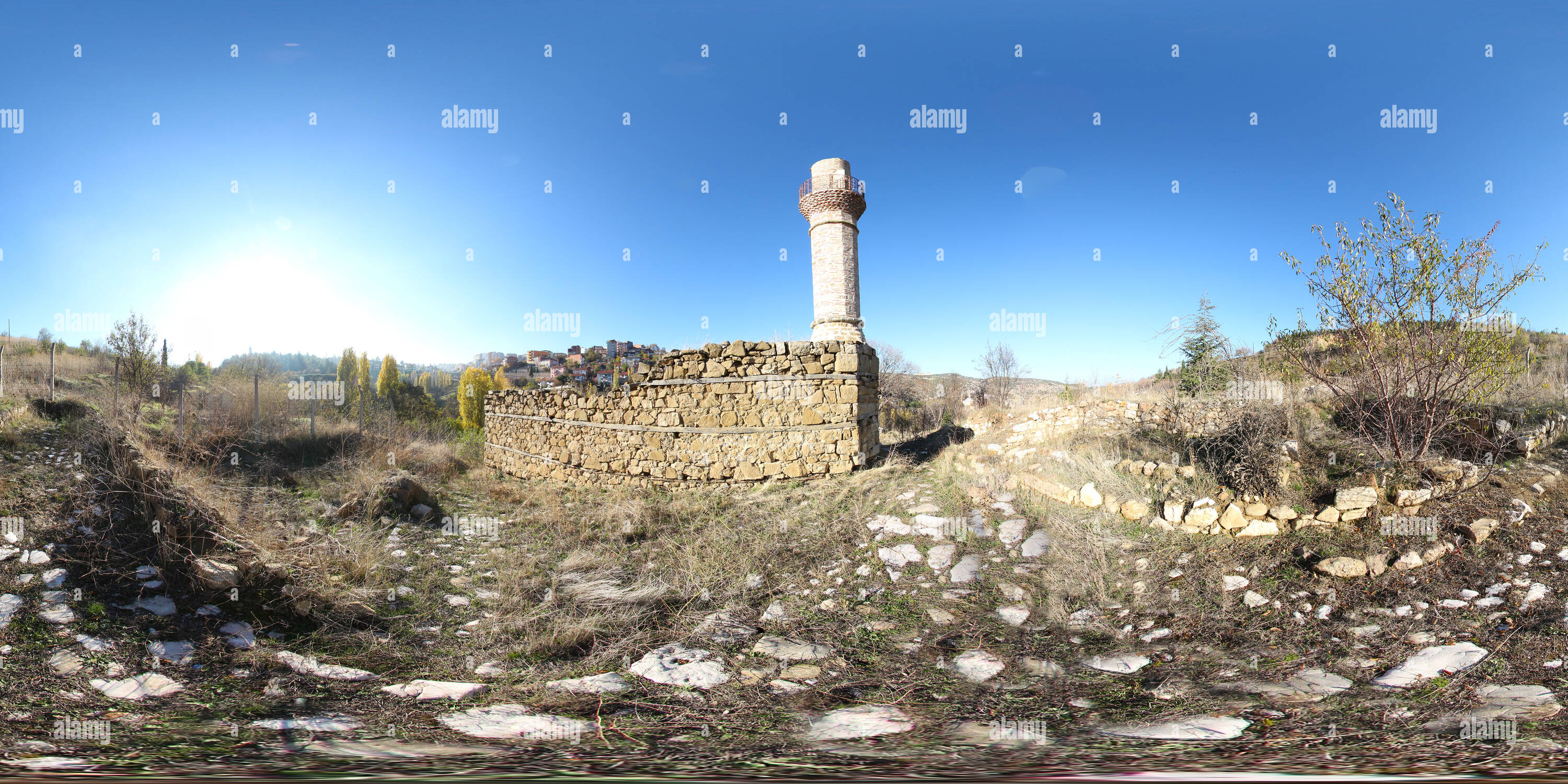 360 Grad Panorama Ansicht von 246394 - Camii Kalıntısı - bilecik Sanal Tur