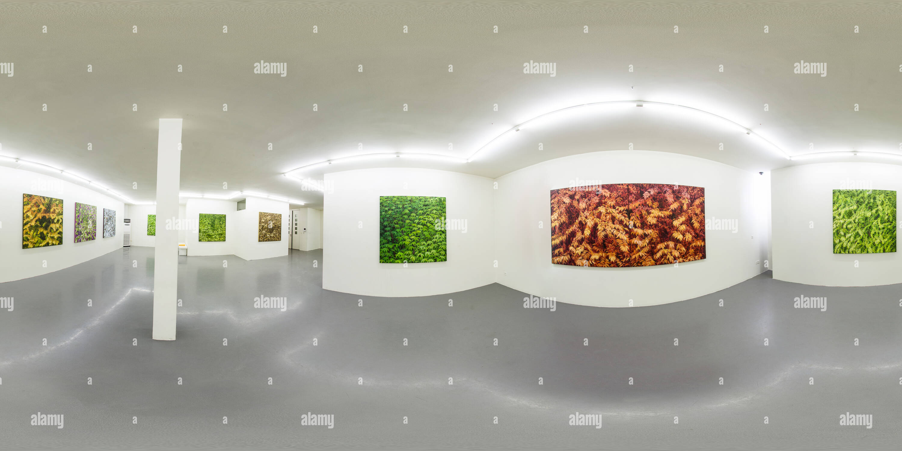 360 Grad Panorama Ansicht von Etemad Art Gallery Jan 2014 Flora Feizbakhsh die vierte Gründung 02.