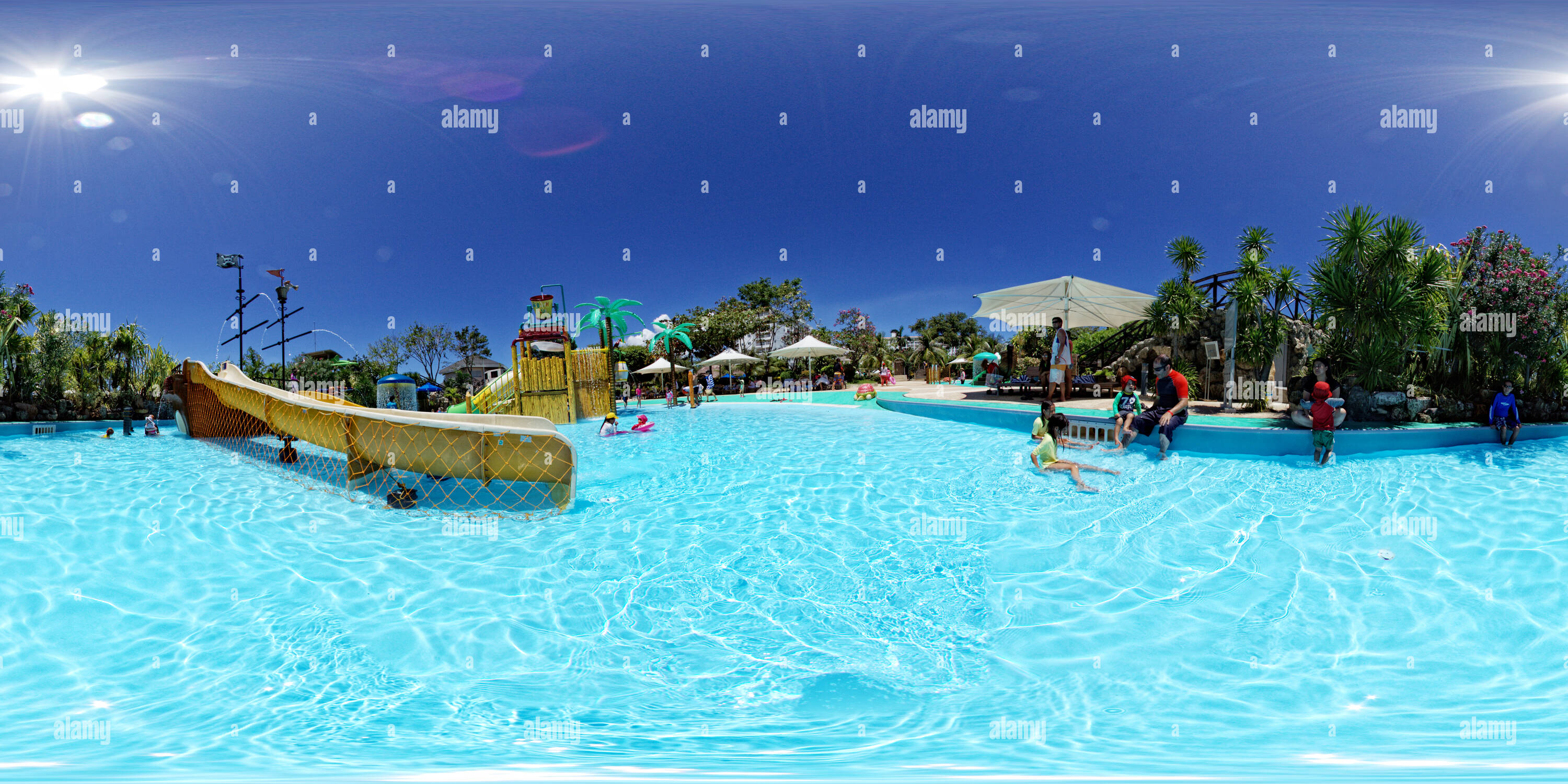 360 °Ansicht auf Kiddie Pool (Imperial Palace Waterpark Resort Alamy