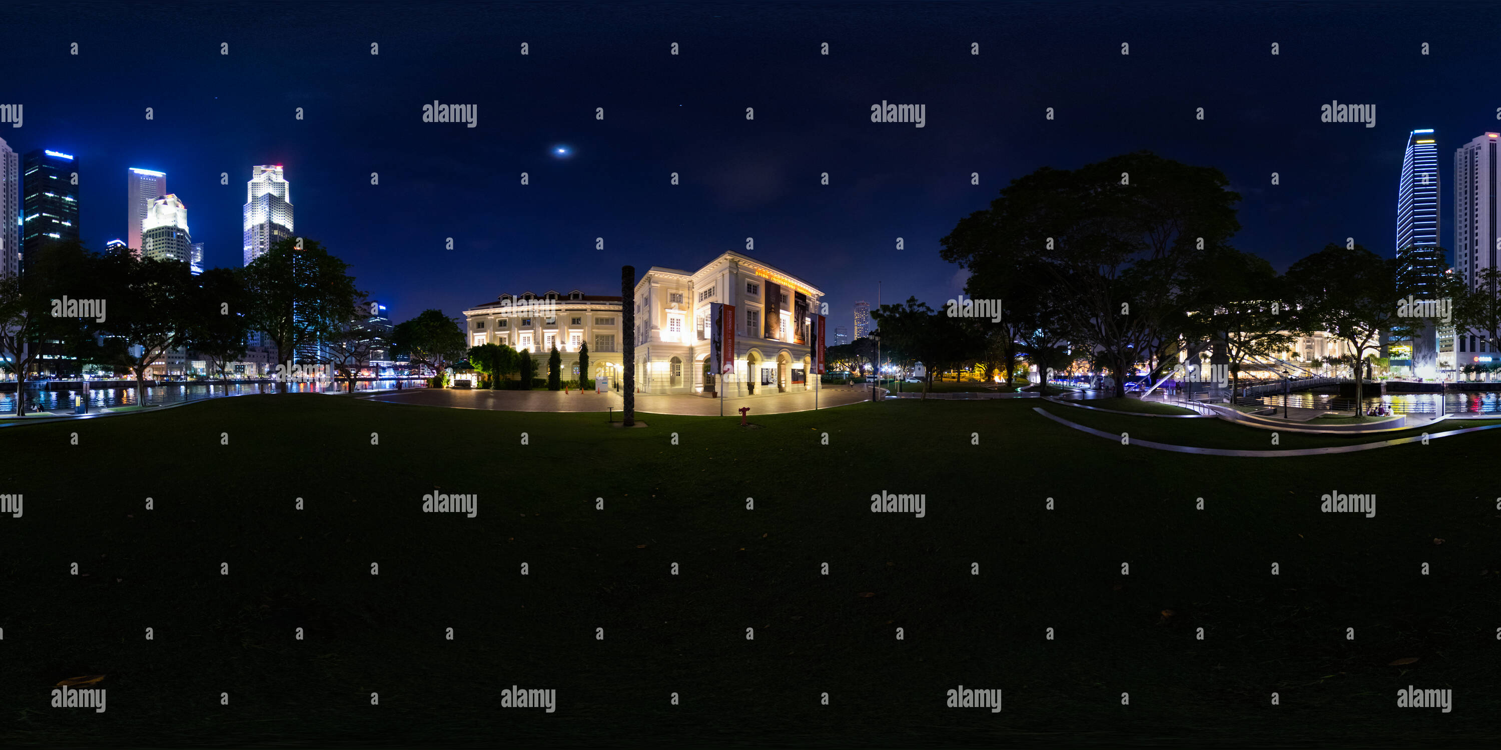 360 Grad Panorama Ansicht von Asiancivilizationsmuseum Lr 3