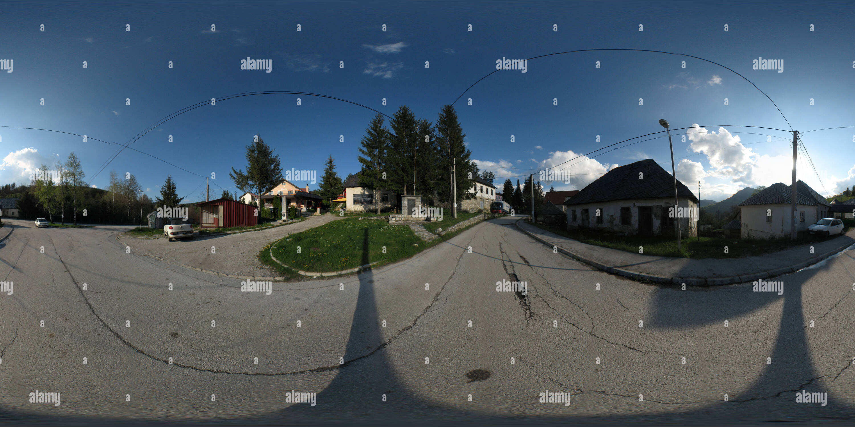 360 Grad Panorama Ansicht von Ivanjica - Das Dorf Katici