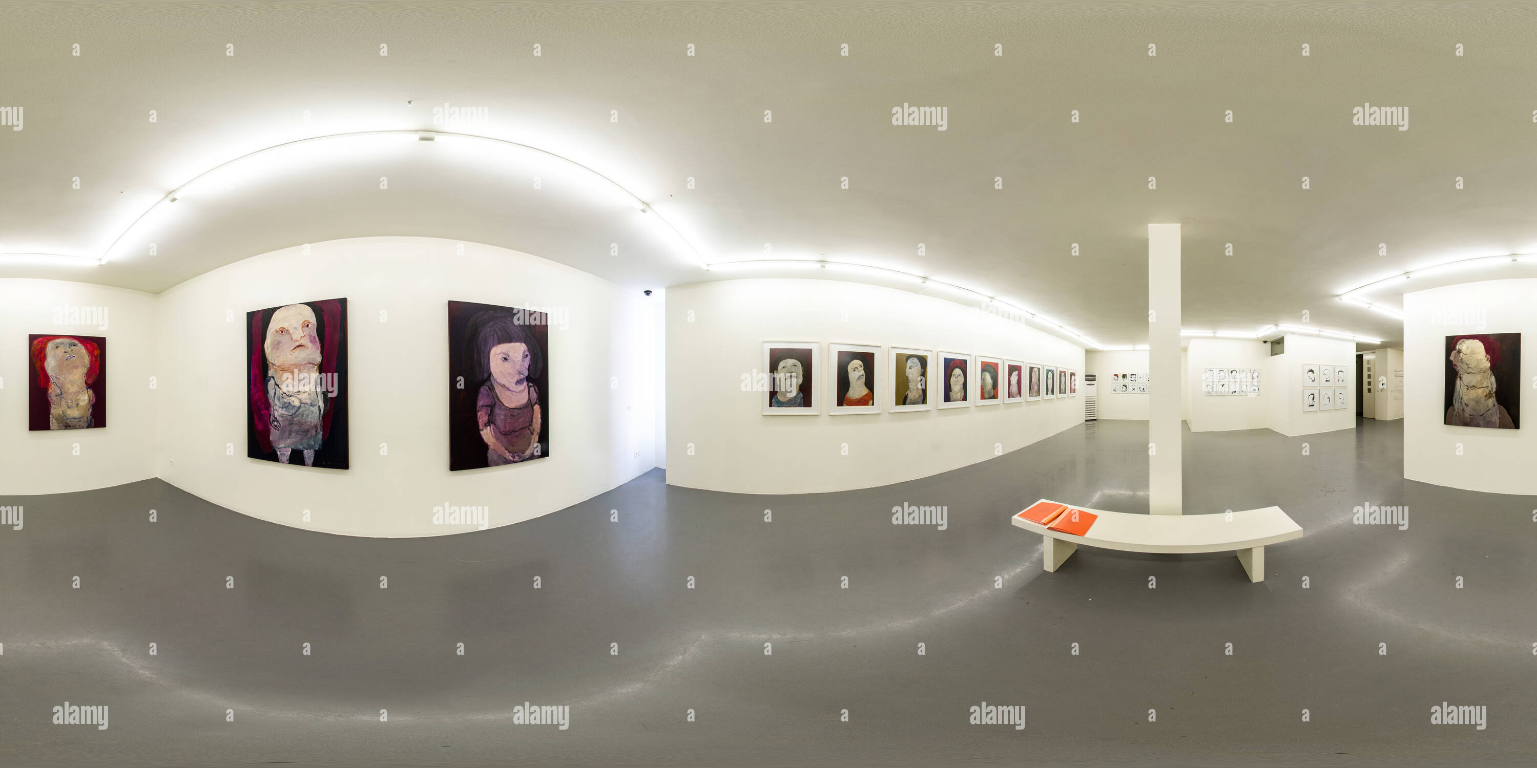 360 Grad Panorama Ansicht von Etemad Kunstgalerie Raana Farnoud Im Abgrund Wer soll Dir Dank 2014 01 Mai geben