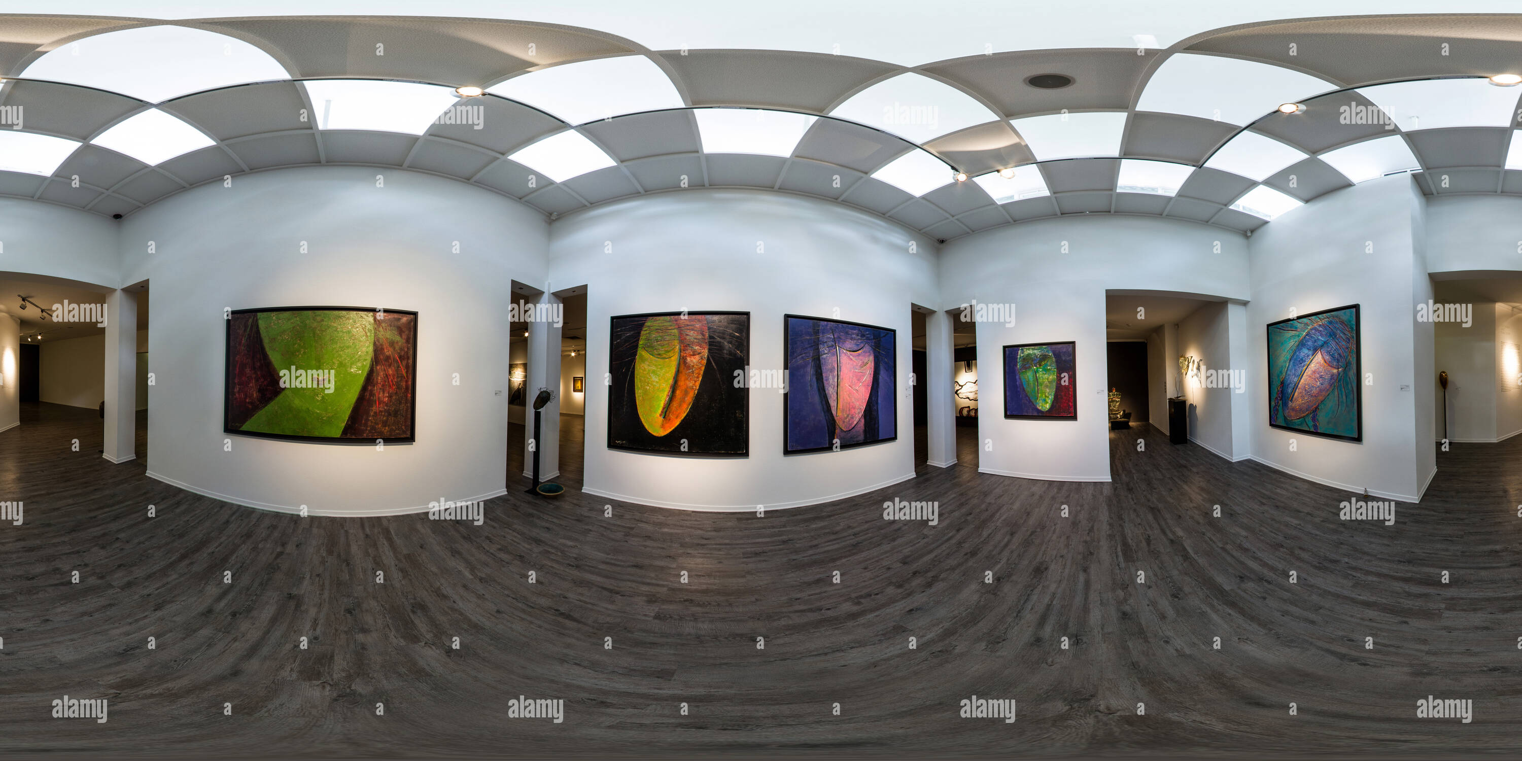 360 Grad Panorama Ansicht von Ariana Kunstgalerie Hossein Maher 2014 Mai 08