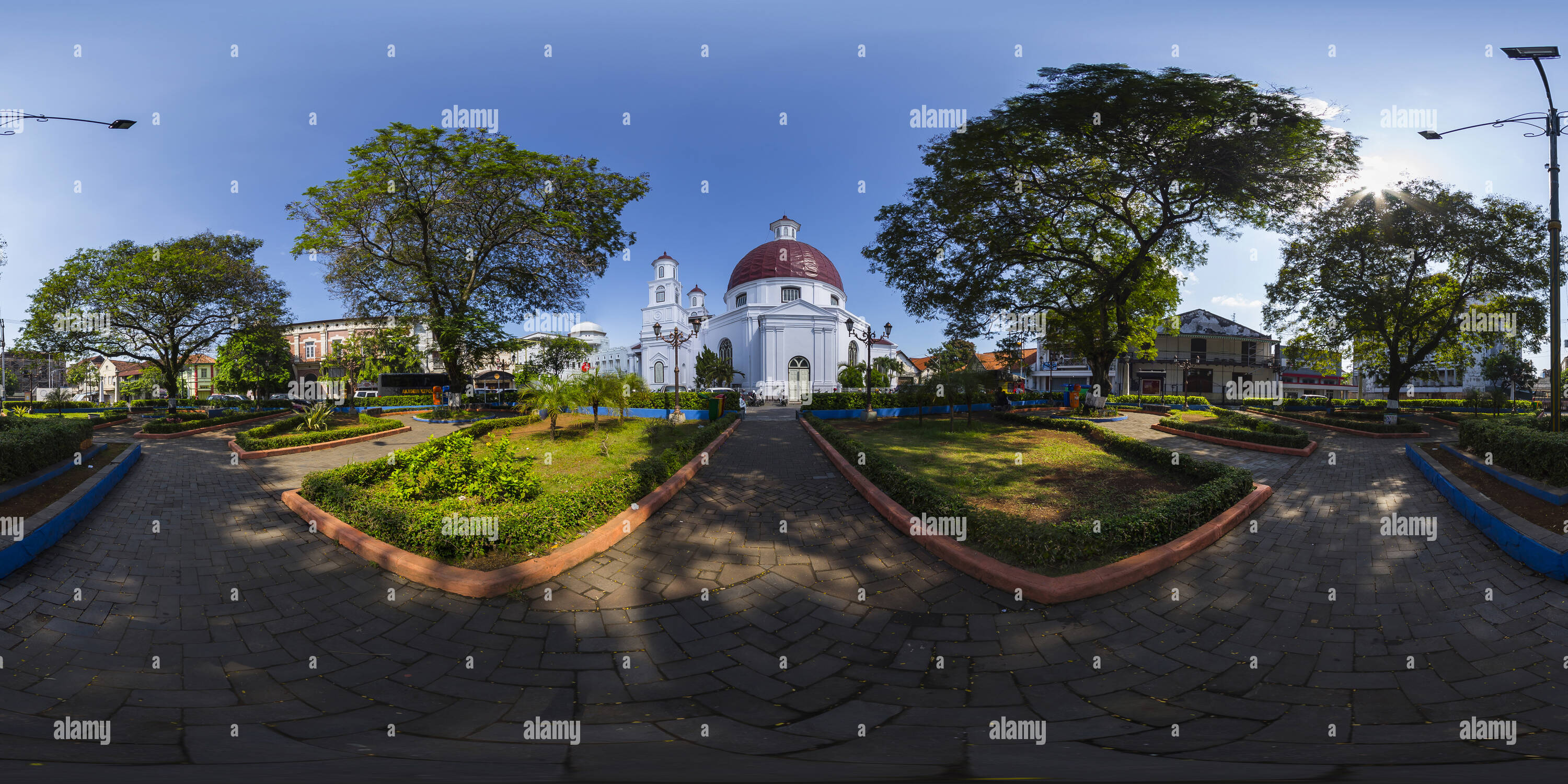 360 Grad Panorama Ansicht von Blenduk Kirche