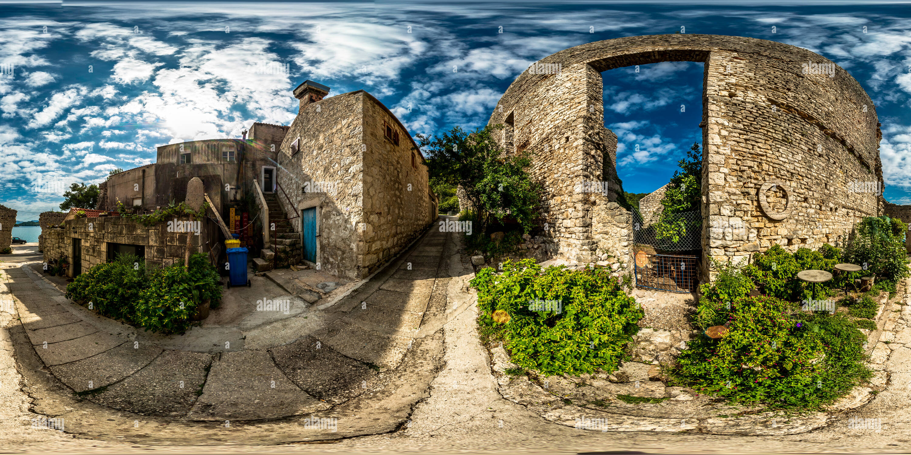 360 Grad Panorama Ansicht von Roman Palace