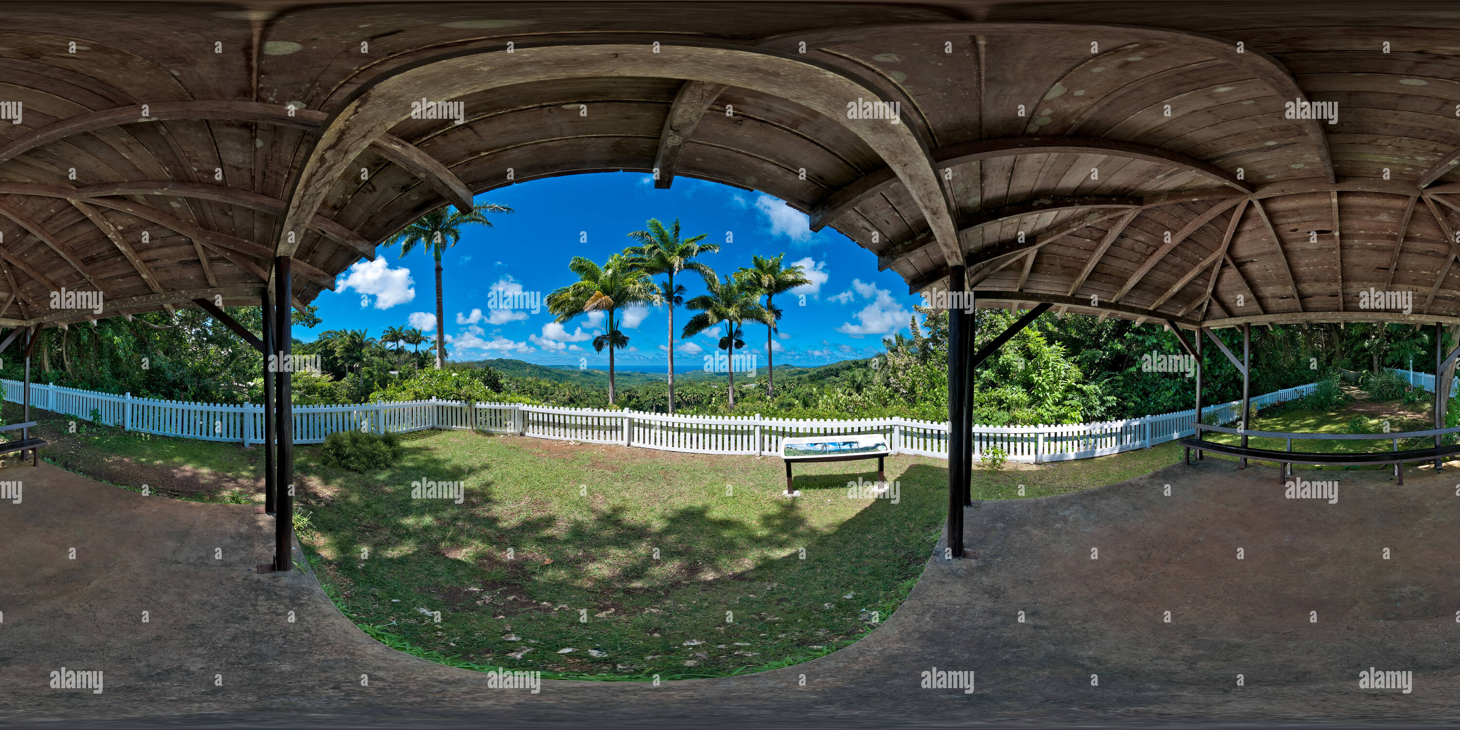 360 Grad Panorama Ansicht von Welchman Hall Gully - Blick vom Aussichtspunkt