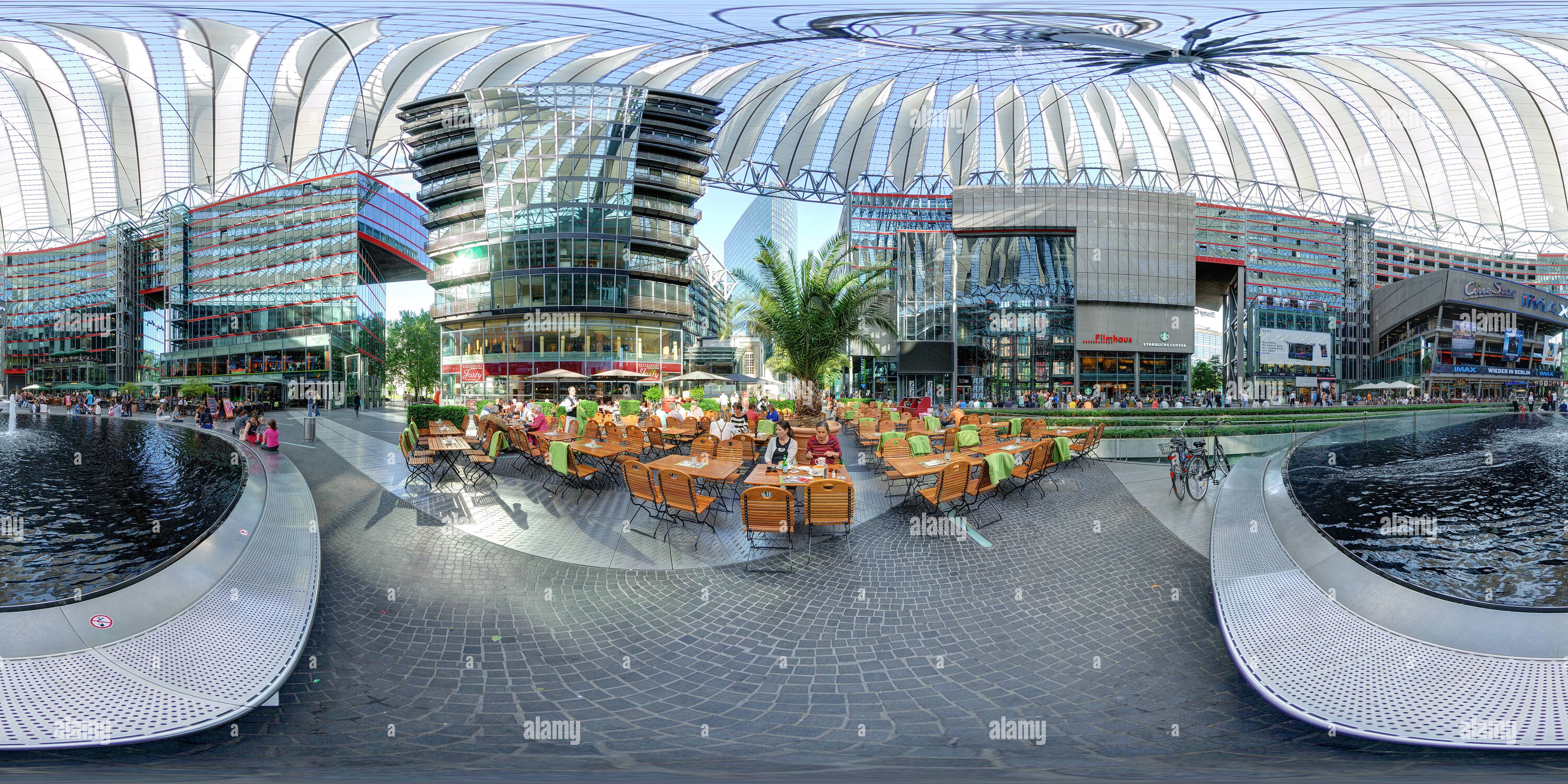 360 Grad Panorama Ansicht von Sony Center Berlin