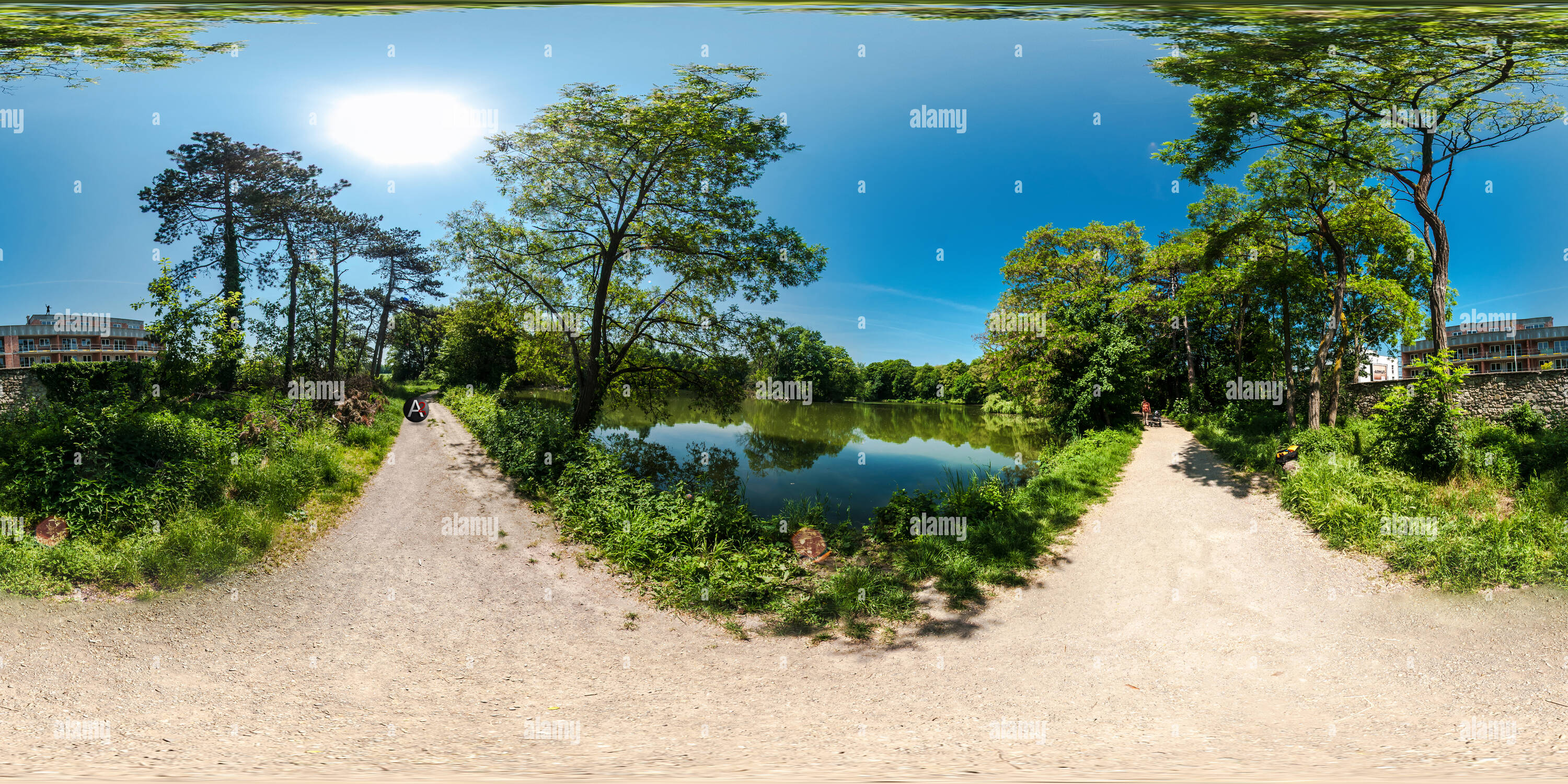 360 Grad Panorama Ansicht von Sommer 2017