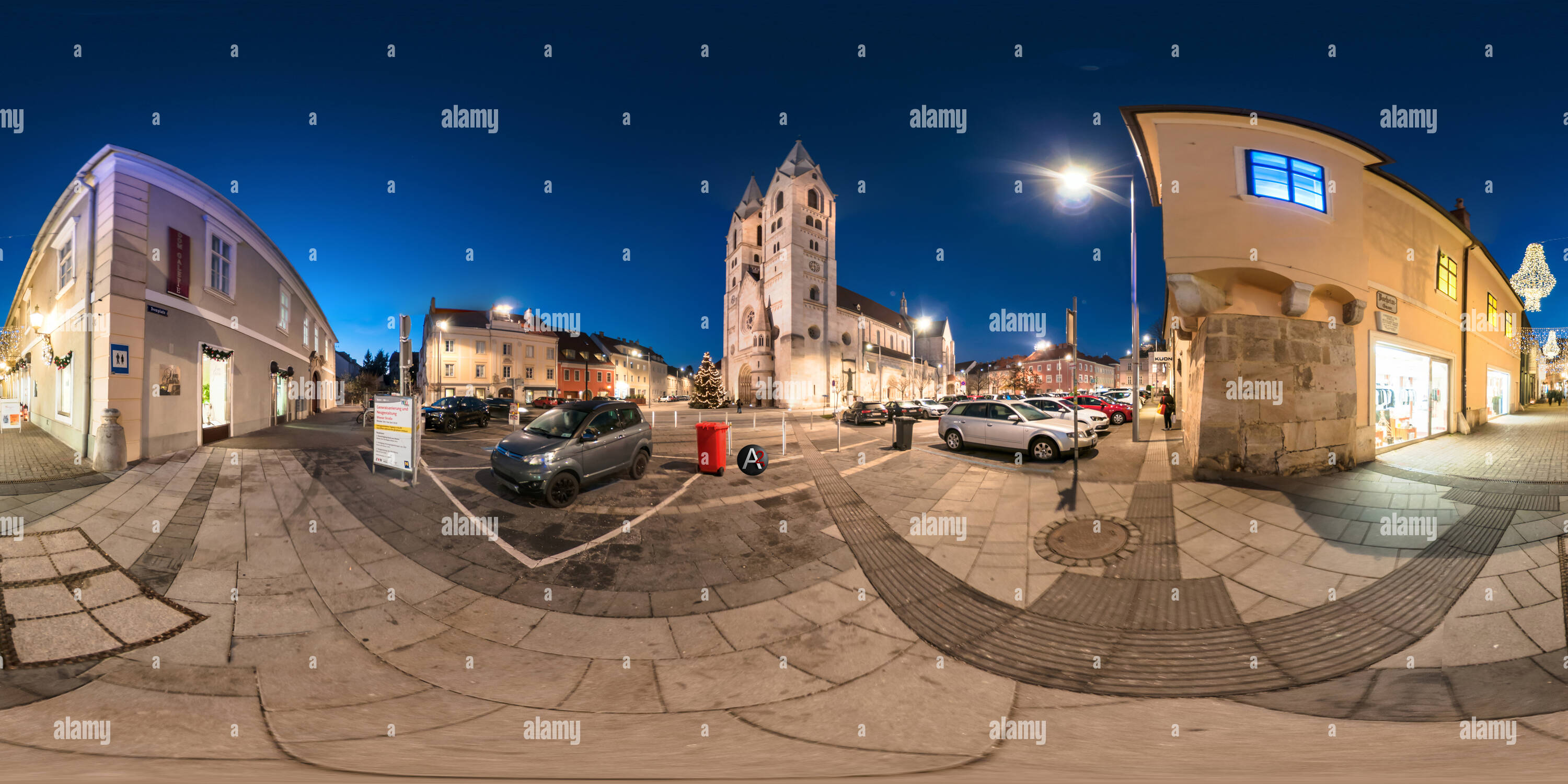 360 Grad Panorama Ansicht von Weihnachtsmarkt 2017 Dom WN