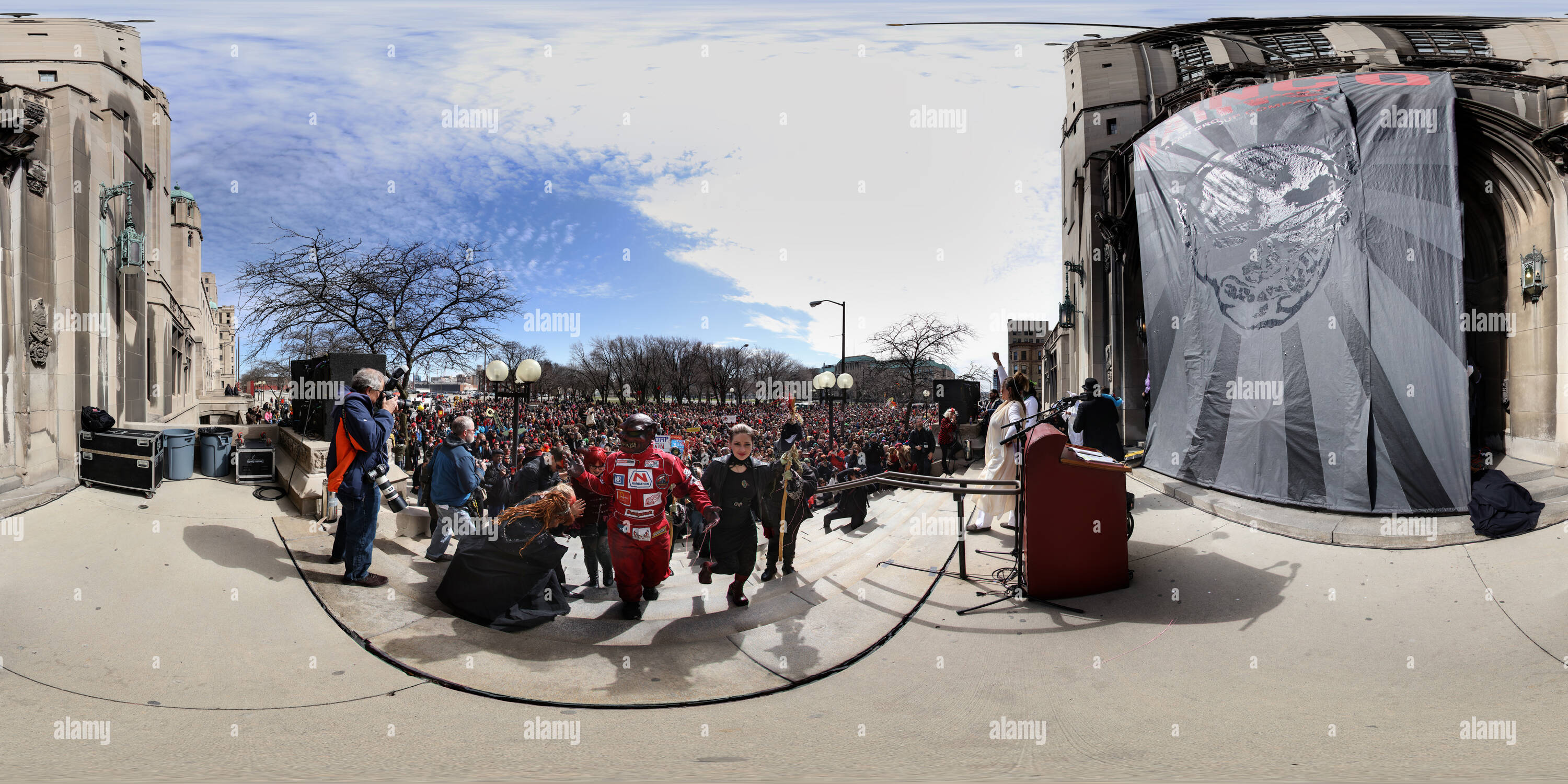 360 Grad Panorama Ansicht von Marche du Nain Rouge 1.