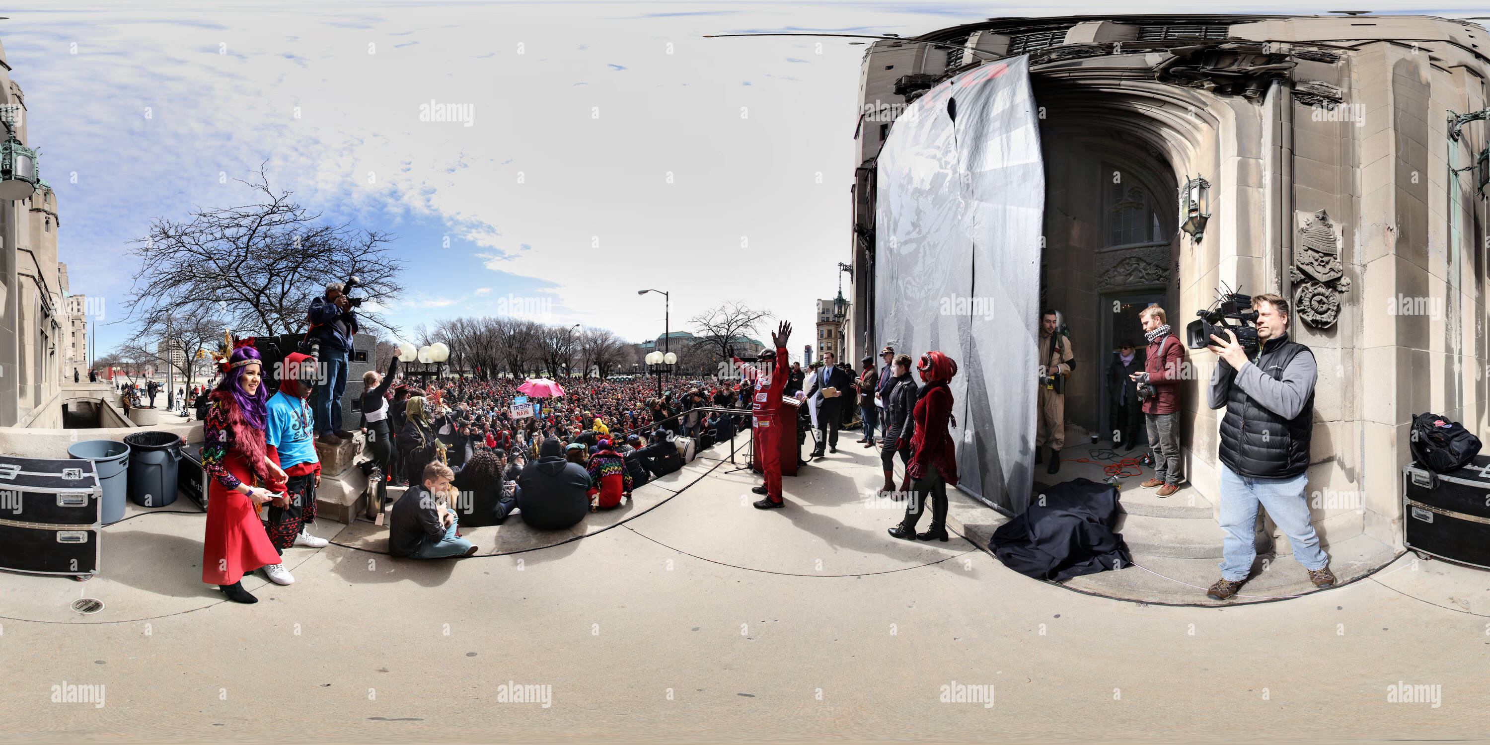 360 Grad Panorama Ansicht von Marche du Nain Rouge 2