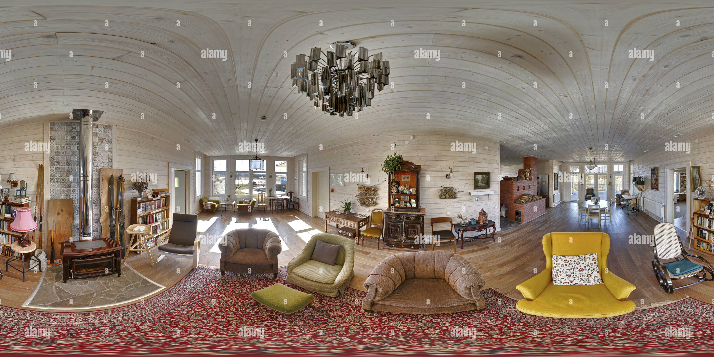 360 Grad Panorama Ansicht von Bolotov Dacha