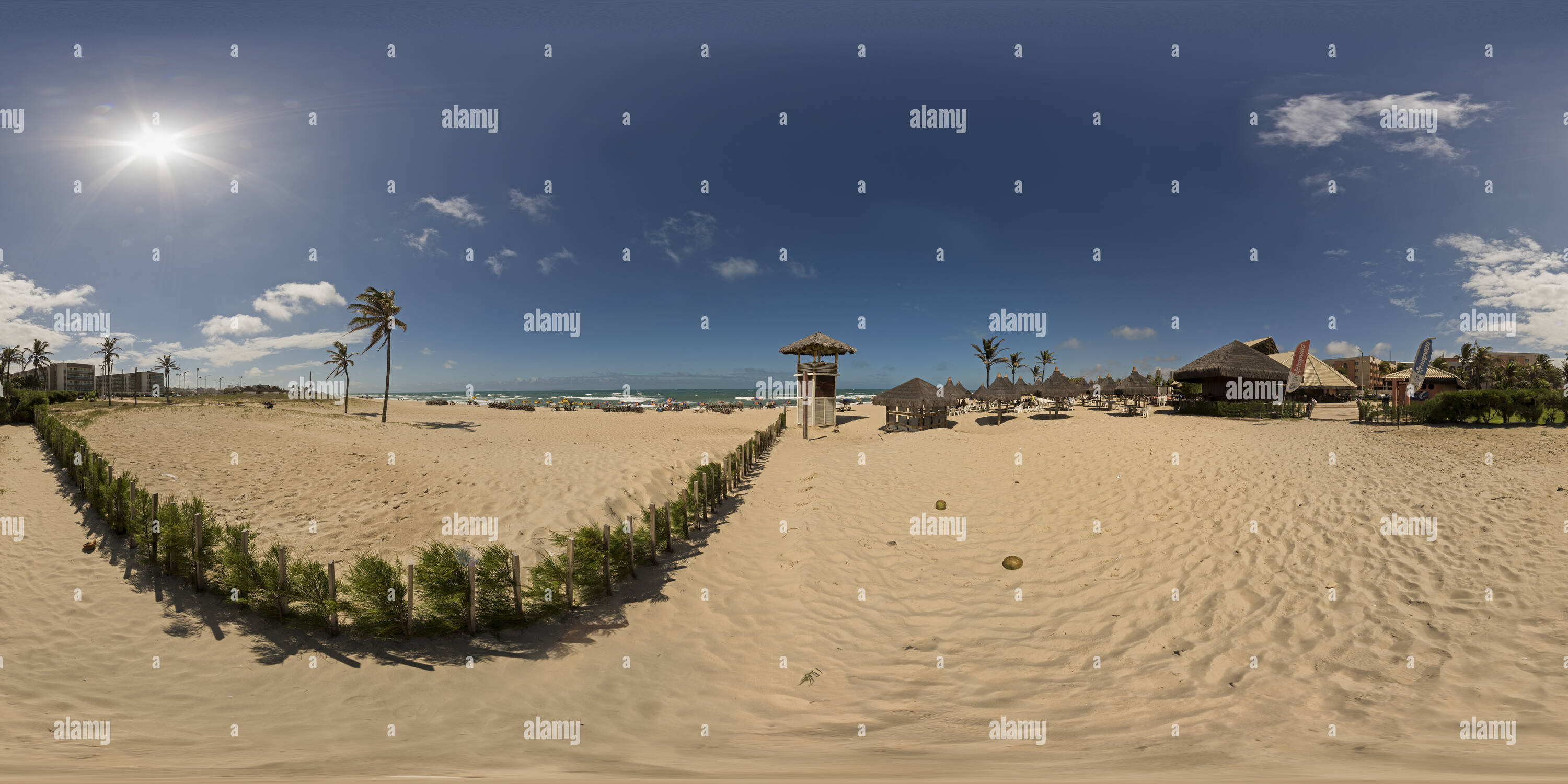 360 Grad Panorama Ansicht von Praia do Futuro